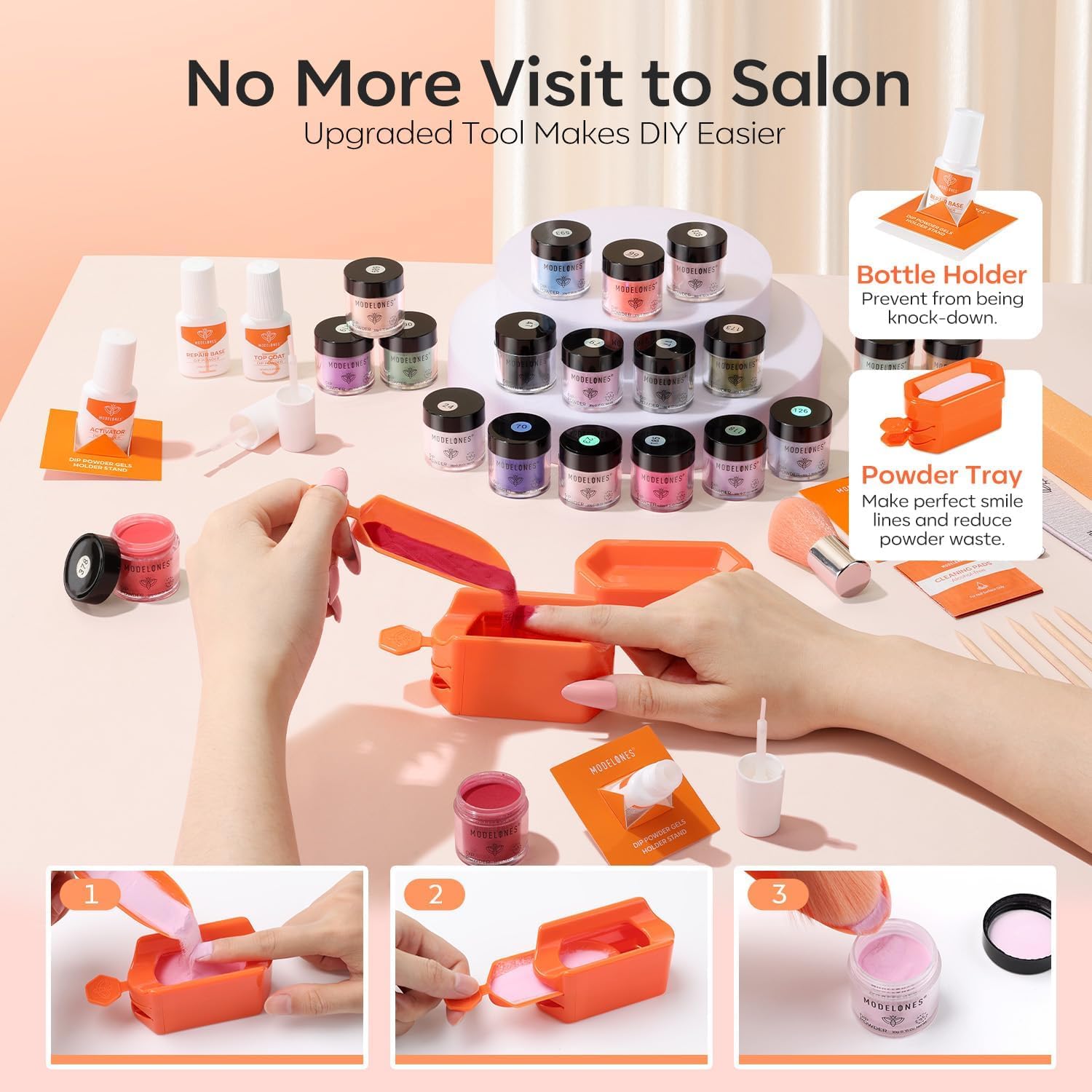 Modelones coffret cadeau idéal pour femmes souhaitant une manucure DIY.