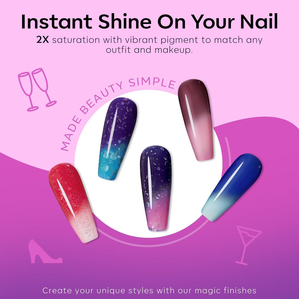 modelones coffret cadeau vernis gel change, idéal pour offrir et surprendre