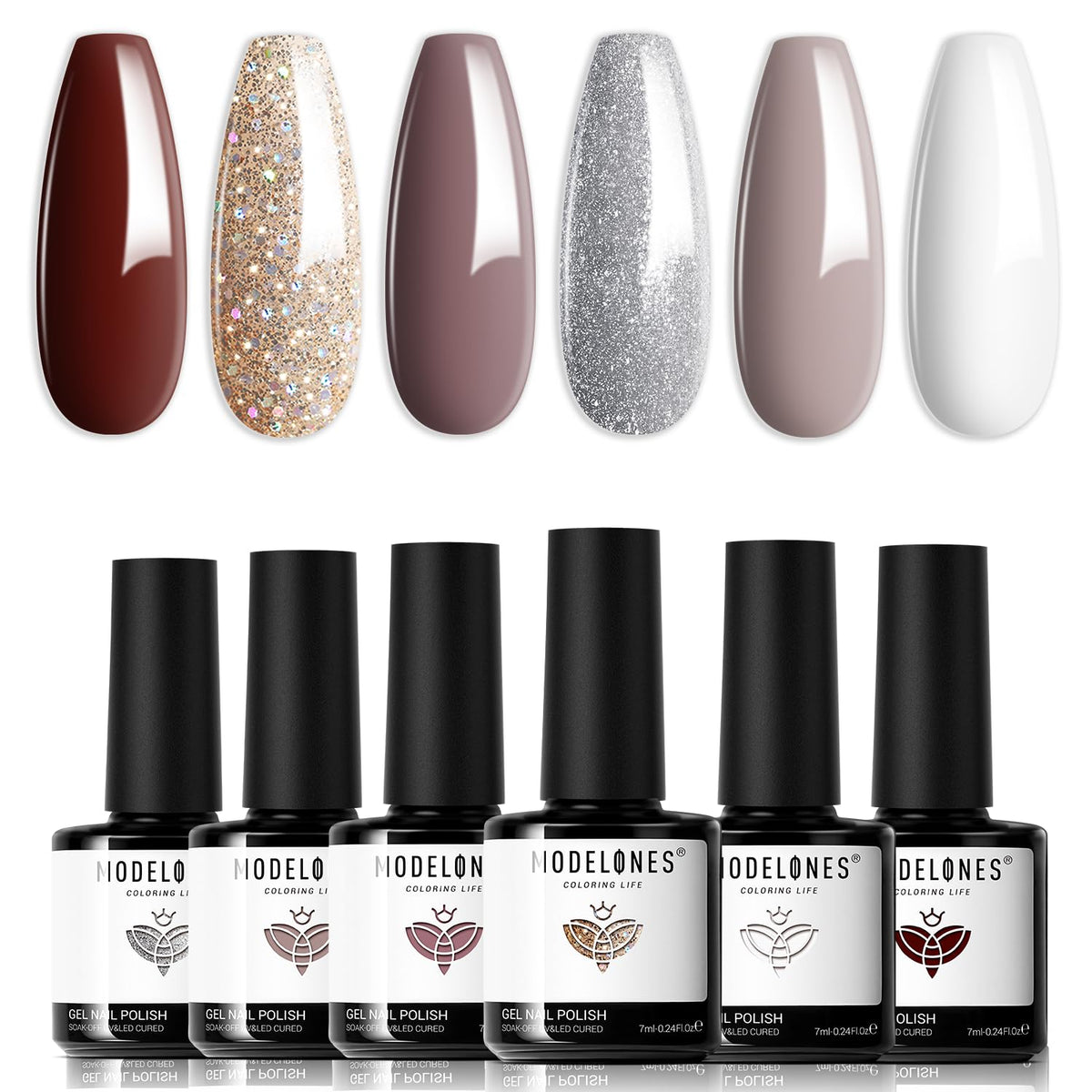 Modelones coffret vernis gel emballage élégant et pratique.
