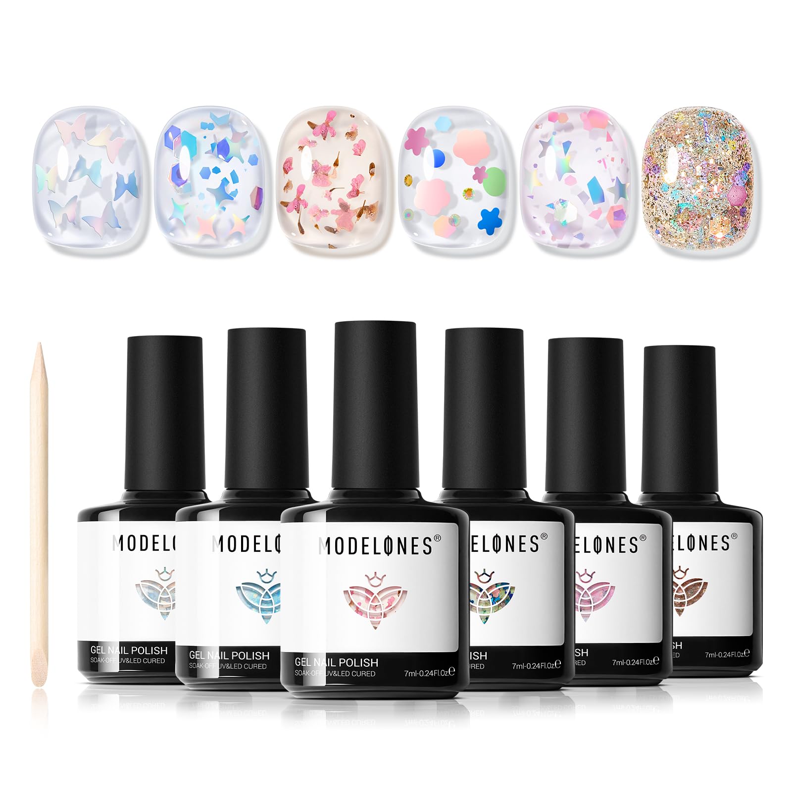 Modelones coffret-vernis gel, emballage élégant et prêt à offrir.