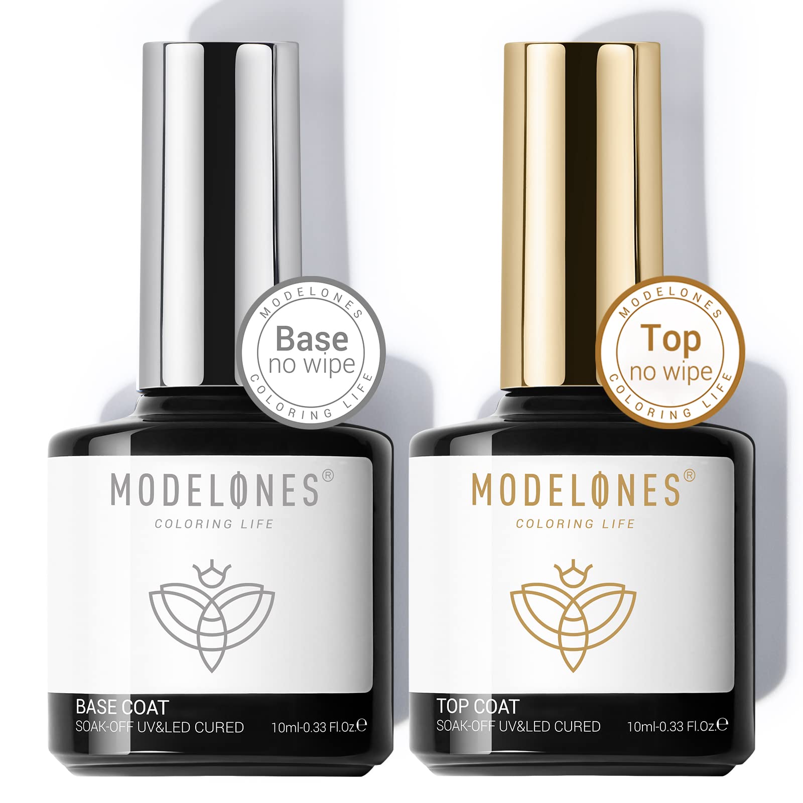 Base coat Modelones en flacon, adhérence renforcée pour une manucure durable.