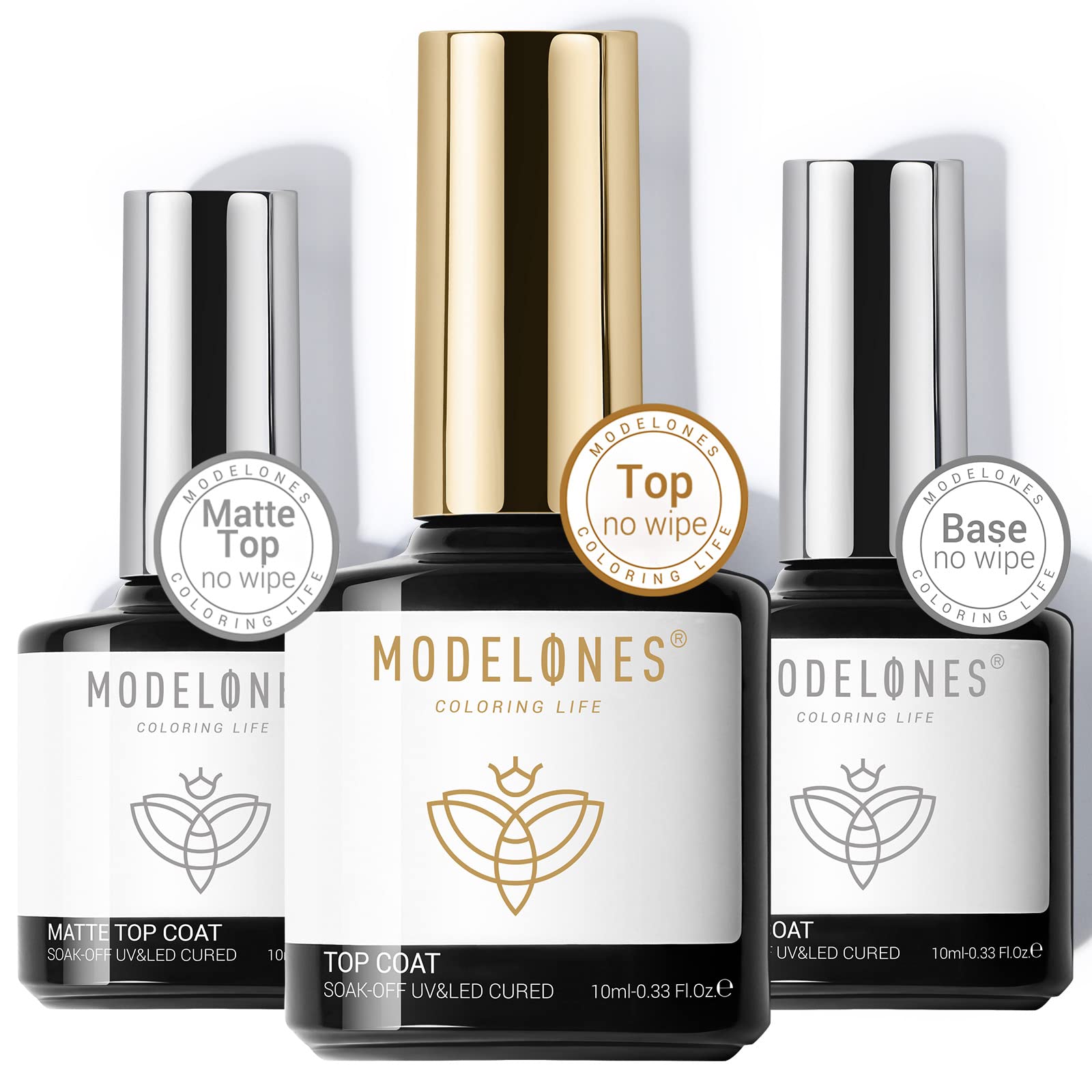 Modelones couche-base: amélioration de l’adhérence pour les ongles en gel.