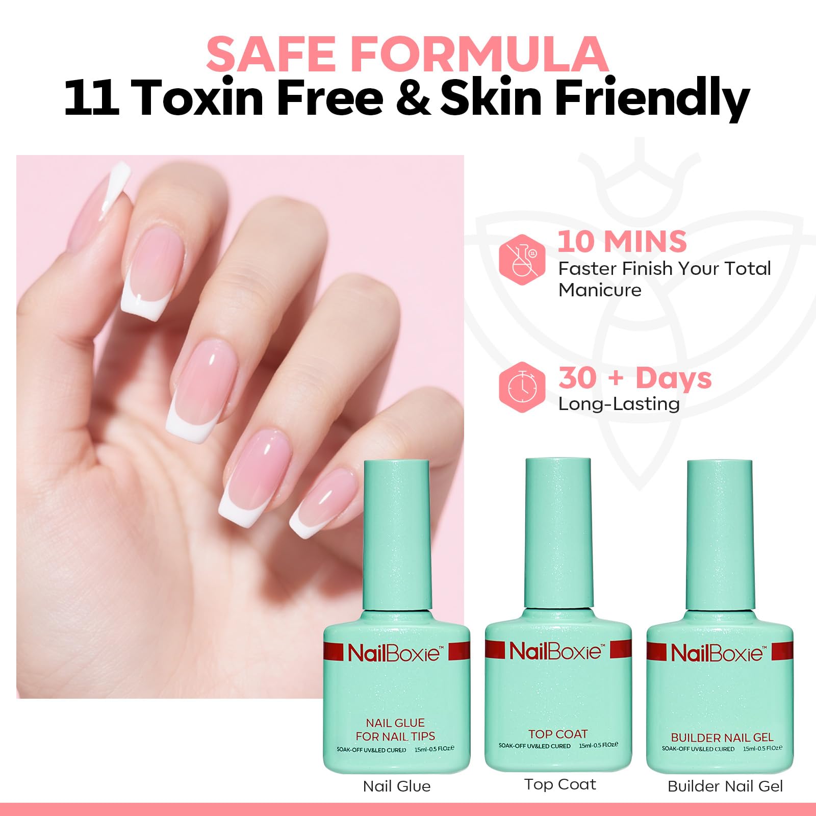 Couche top coat brillance Modelones : finition lustrée et longue tenue.