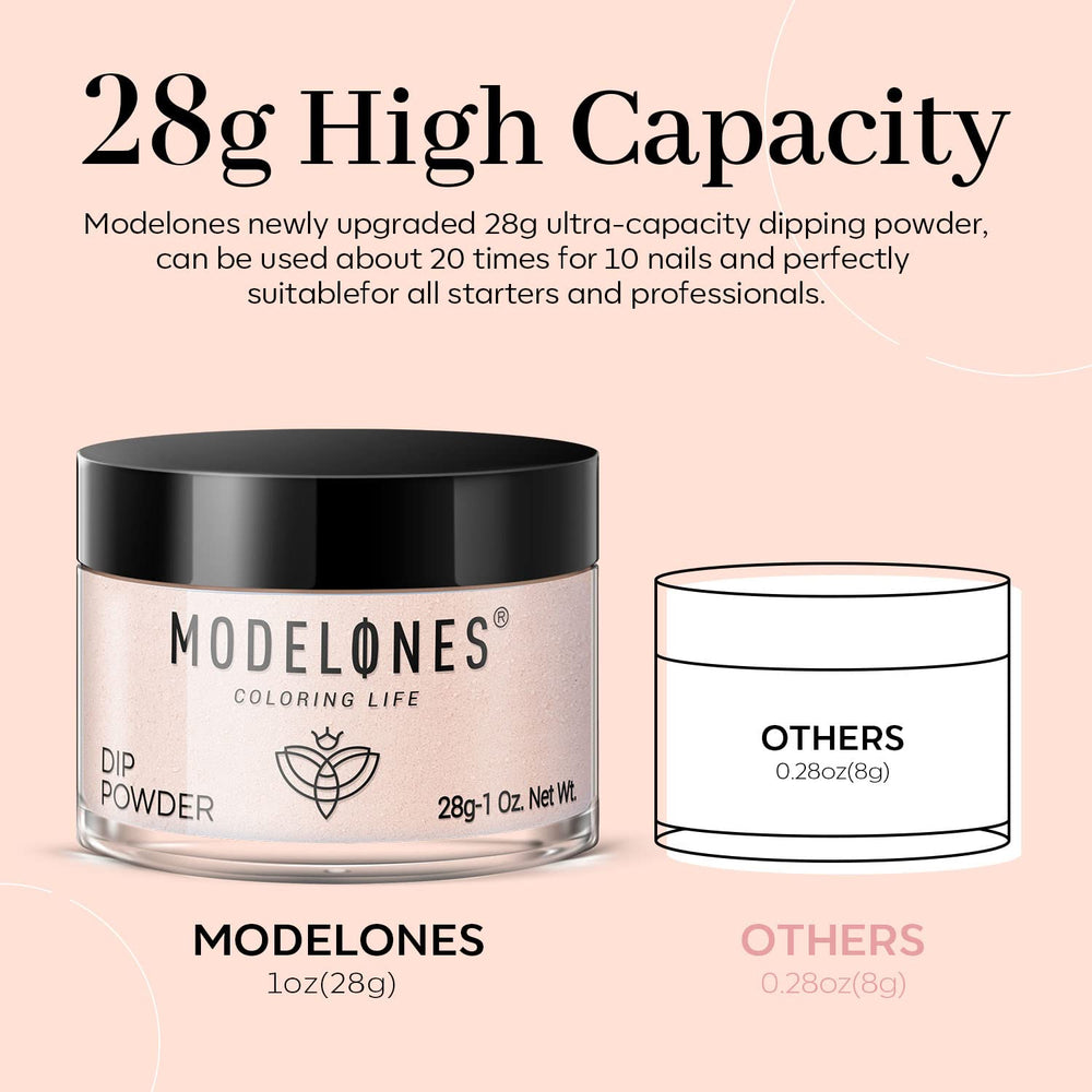 Modelones couleur translucide nude, finition naturelle et lumineuse
