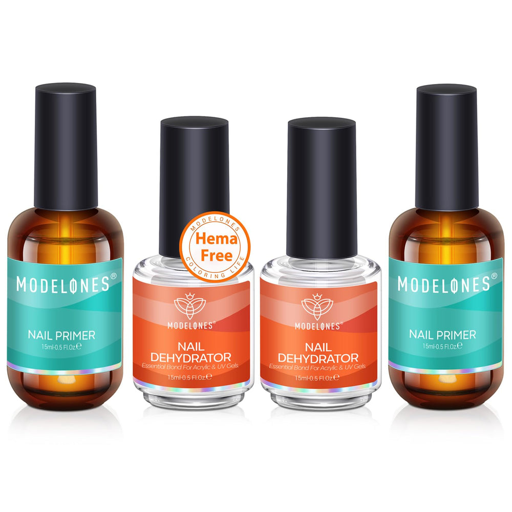 Modelones déshydratant base ongles: prépare la surface pour une meilleure adhérence.
