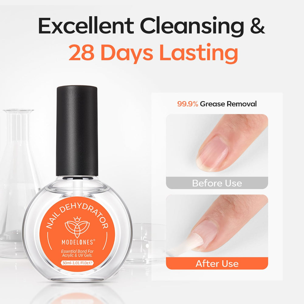 Modelones Déshydratant Ongles, prépare l ongle pour une base prête sous gel.