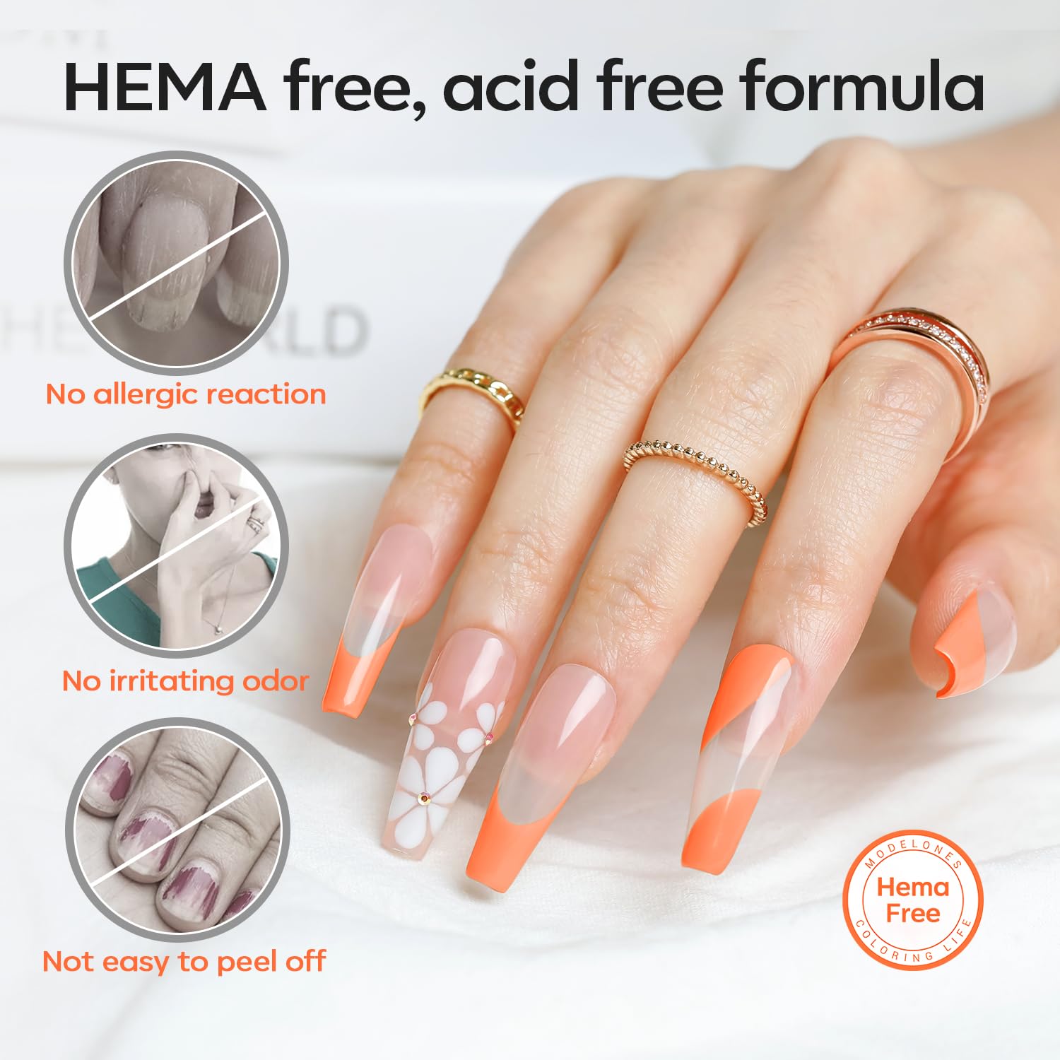 Modelones Déshydratant Ongles, sans acide pour une préparation naturelle et sûre.