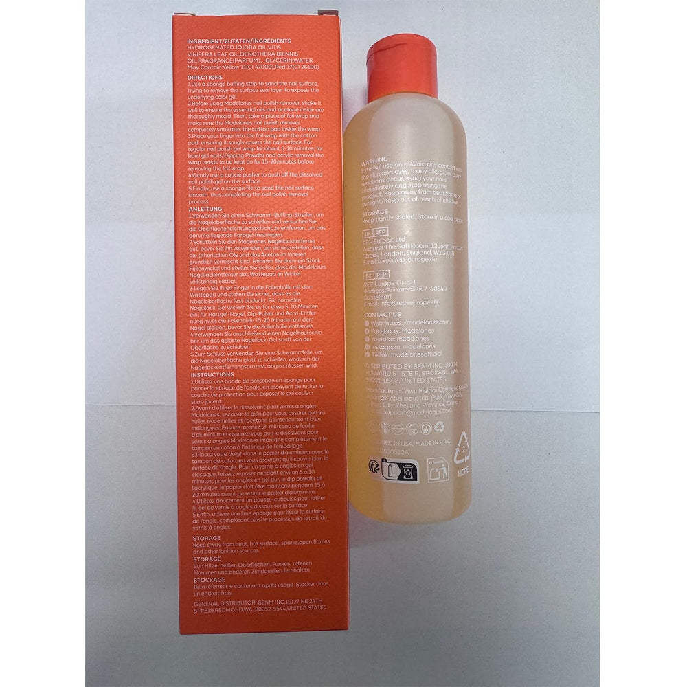 Modelones Dissolvant Acétone – Parfum Osmanthus doux pendant le retrait.