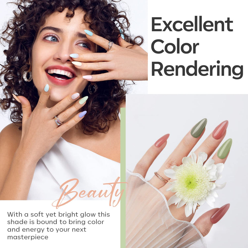 Modelones easy-application poly gel kit for DIY salon results at home.