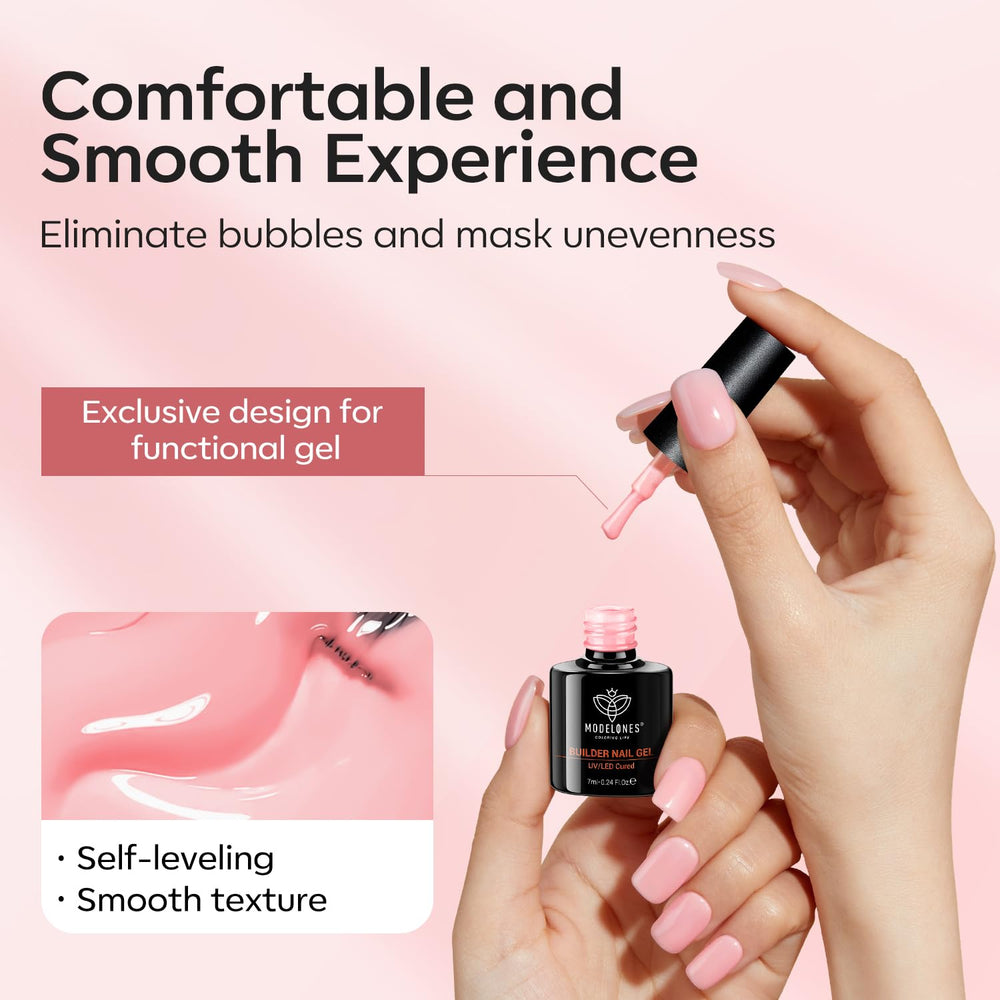 Modelones emballage élégant rose nude prêt à cadeau ou usage personnel.