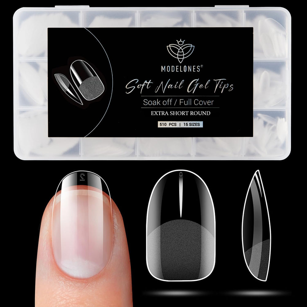 Modelones embouts ongles courts ovales, prise en main facile et rendu net.
