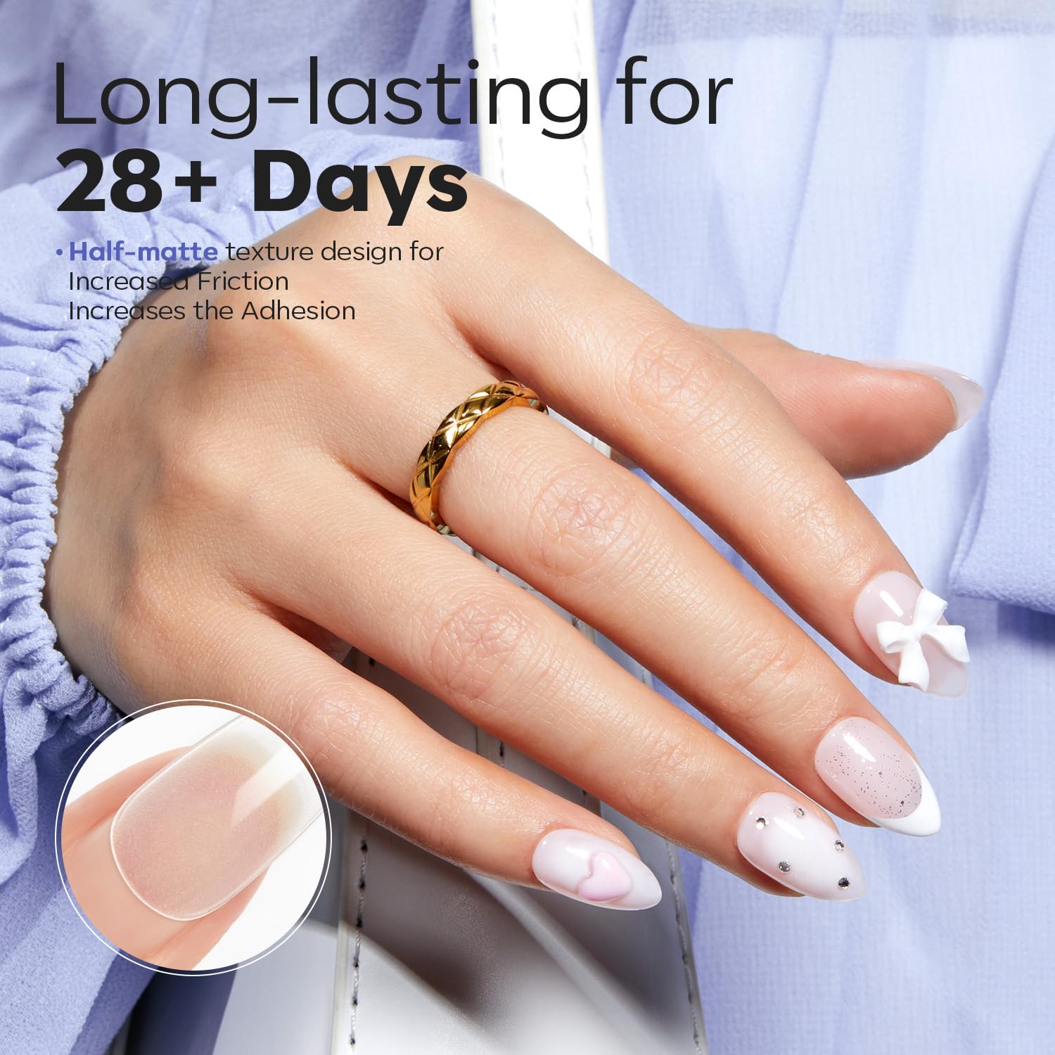 Modelones ensemble 510 pièces, variété prête pour personnaliser vos ongles.