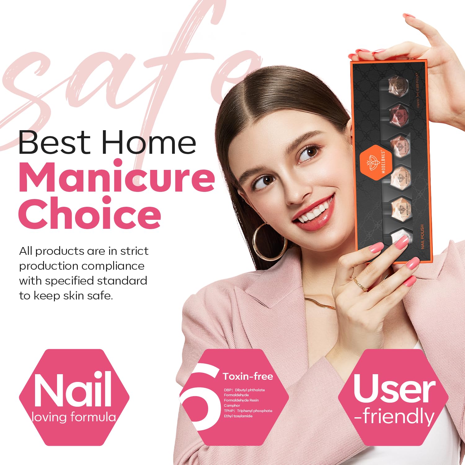 Modelones etui cadeau vernis, idéal pour offrir une expérience manucure