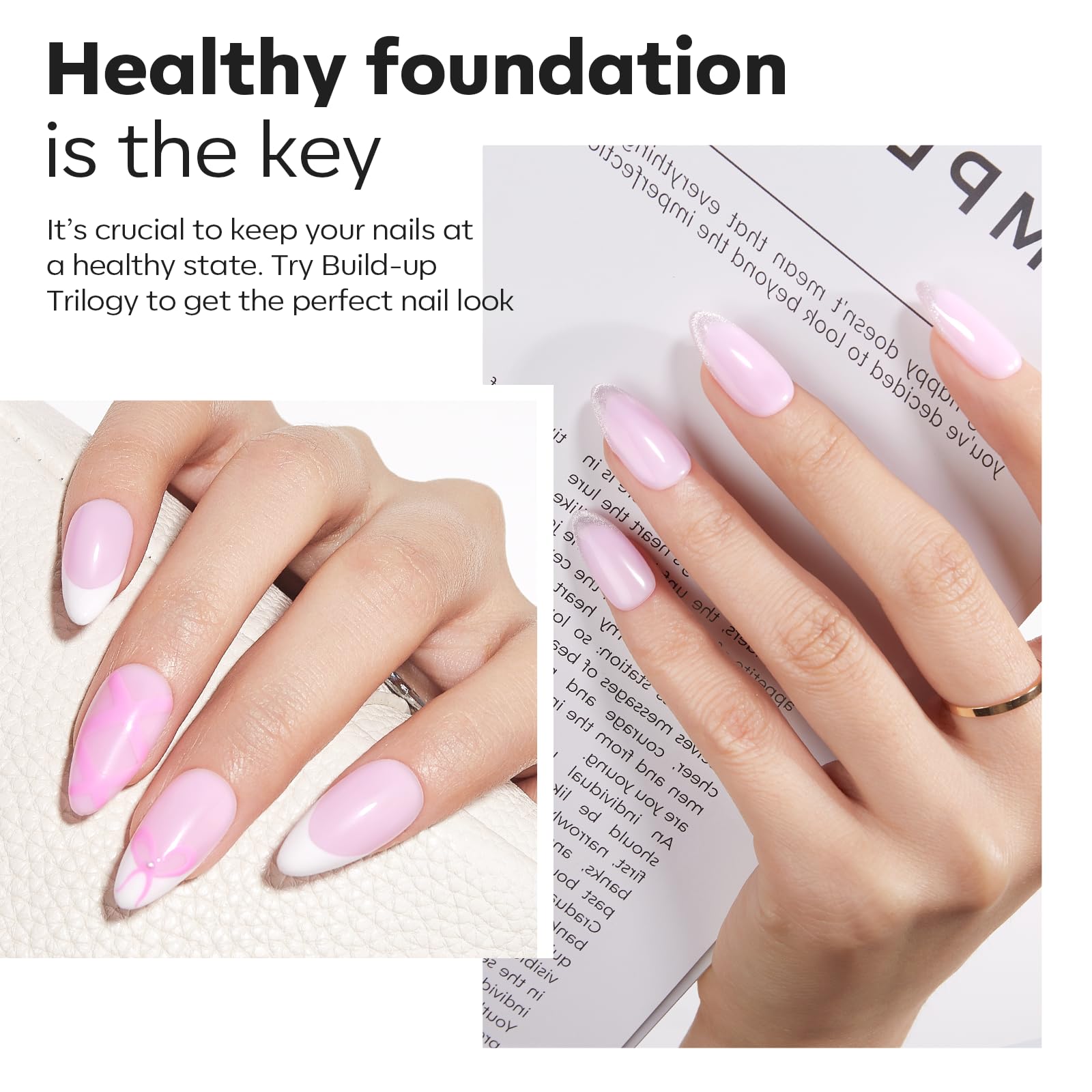 Fixation des décorations et bijoux facilement avec le gel bâtisseur.