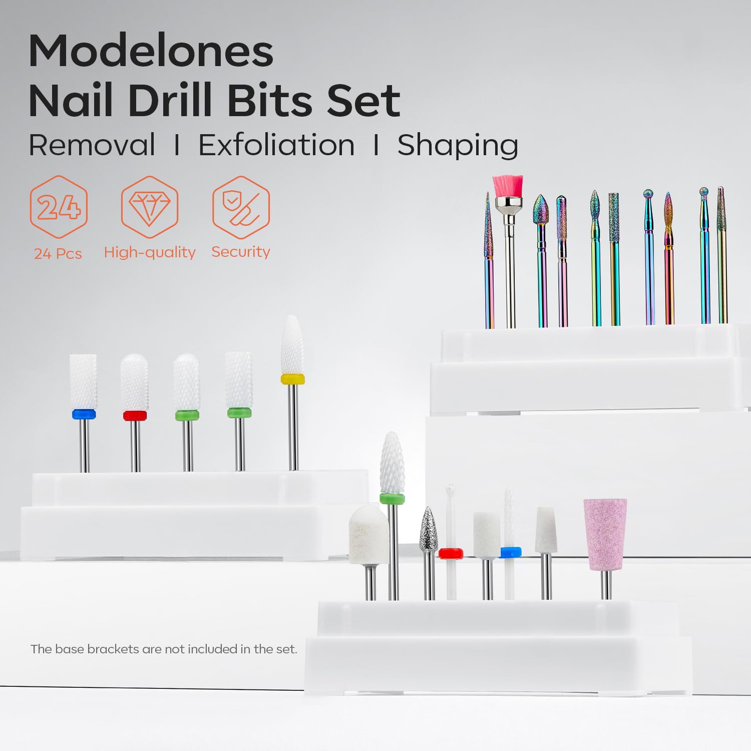 Modelones forets ongle diamant carbure pour meulage précis
