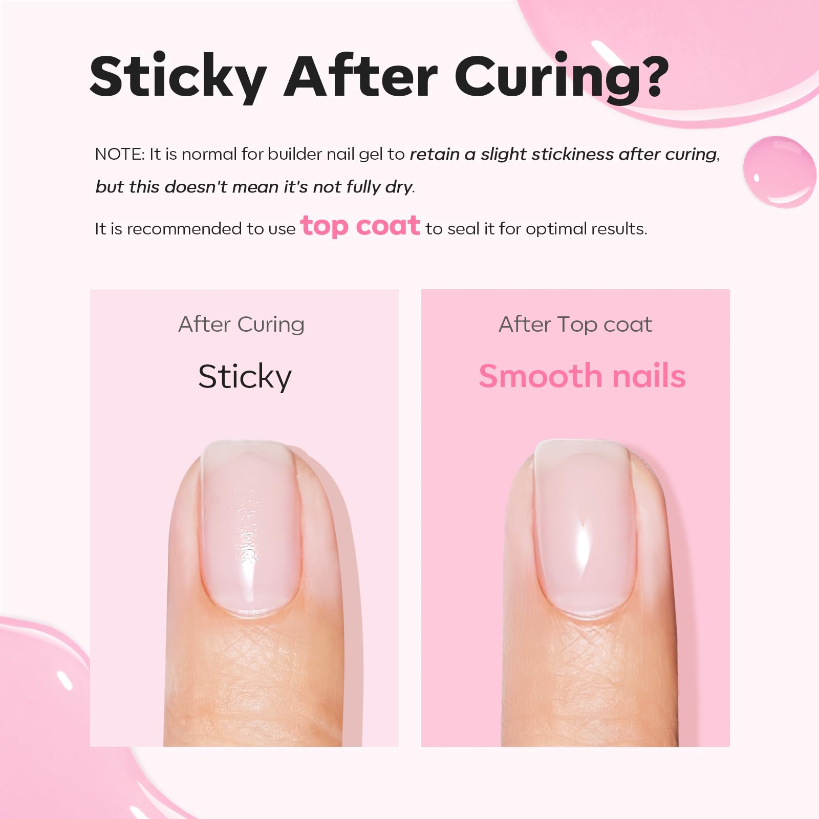 Formage précis et artistry des ongles grâce au gel bâtisseur.