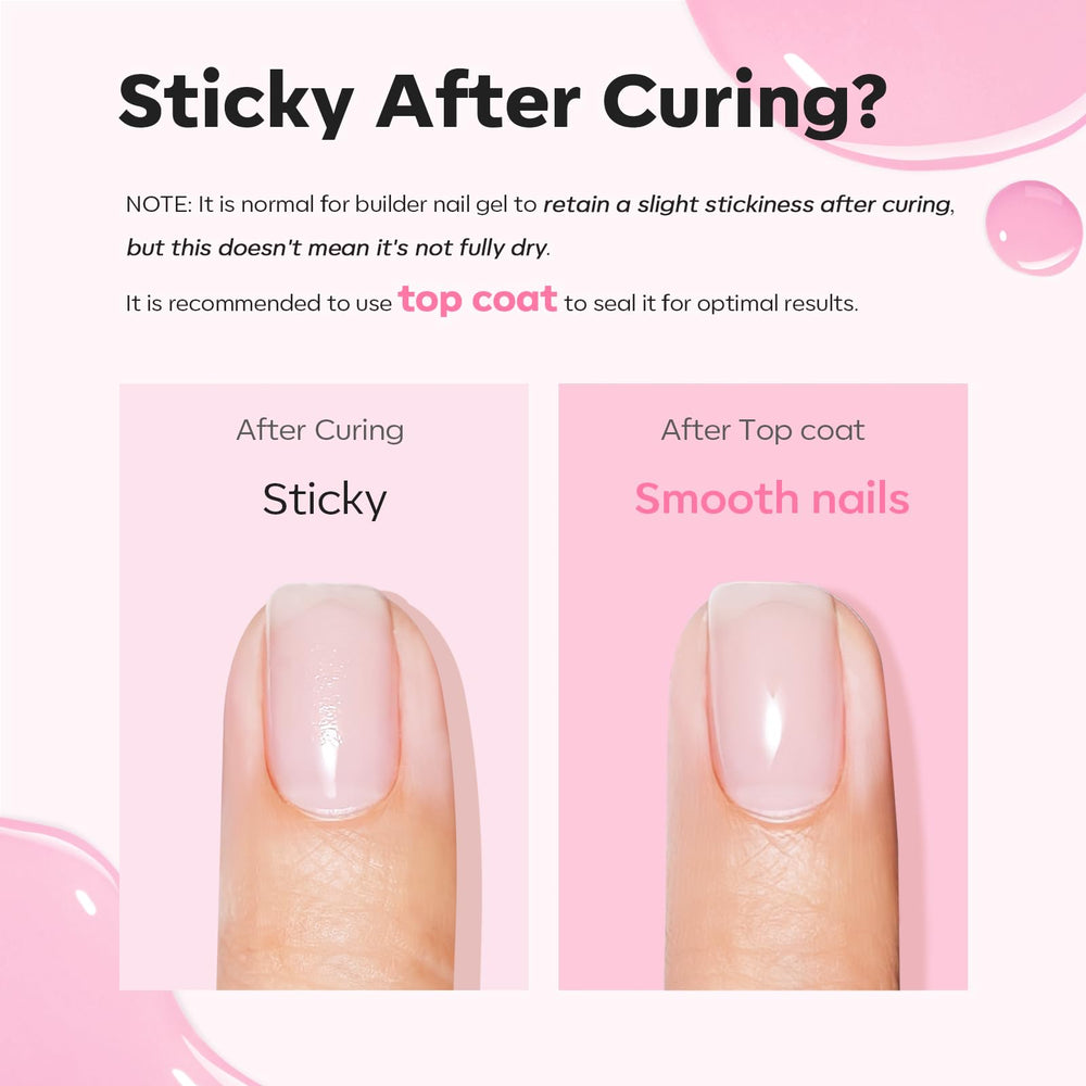 Formage précis et artistry des ongles grâce au gel bâtisseur.