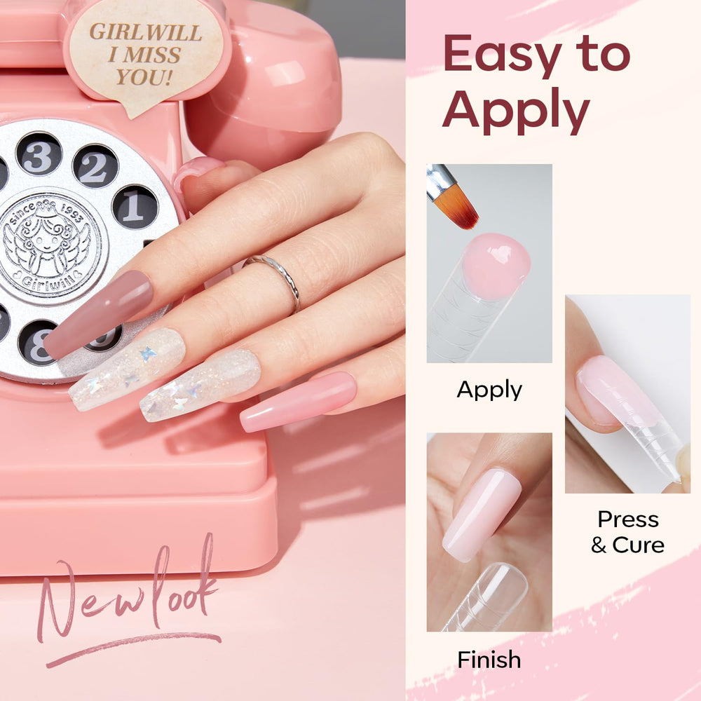 48 formes duales: extensions personnalisables pour chaque ongle.