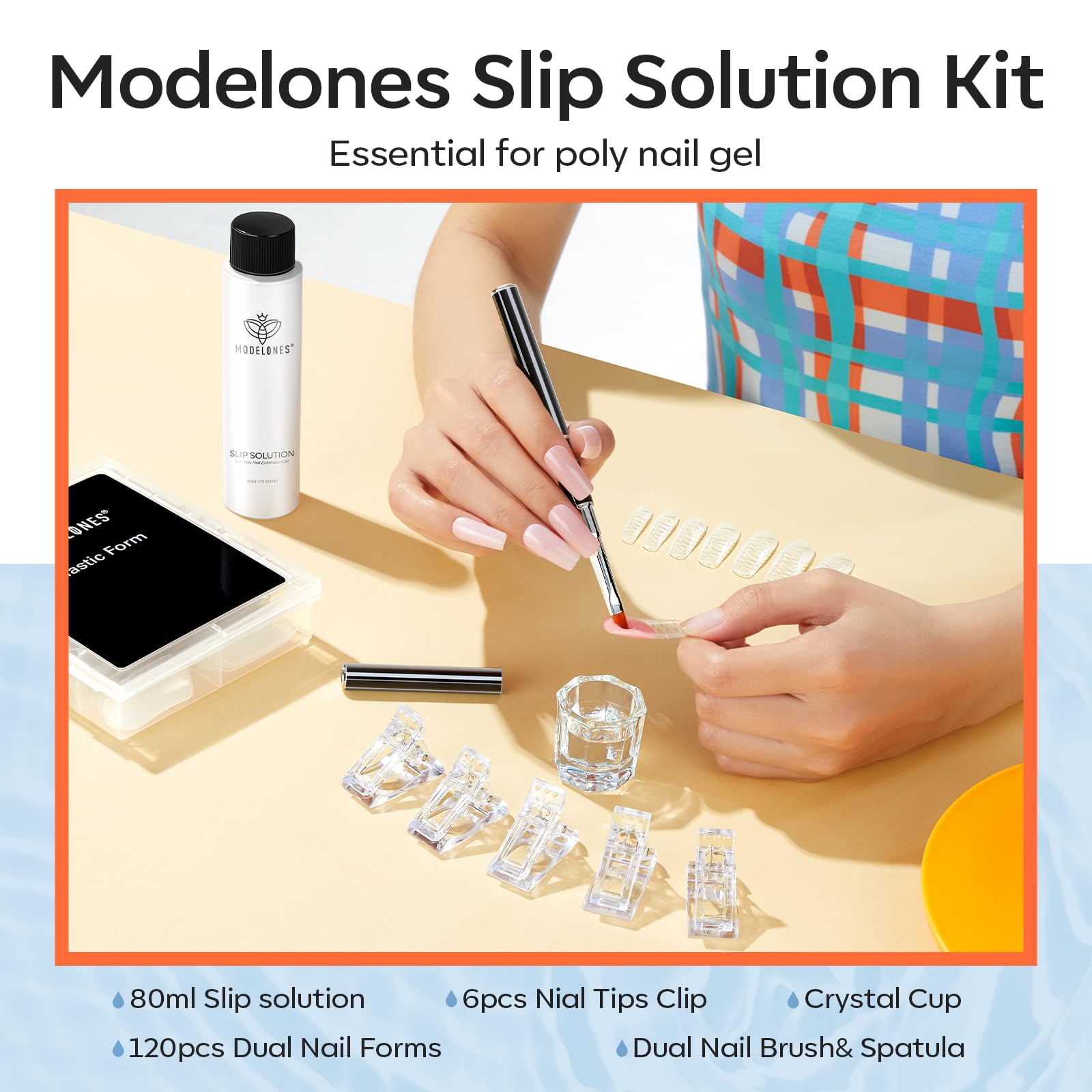 Formes d’ongles doublées Modelones, 12 tailles pour ajustement rapide