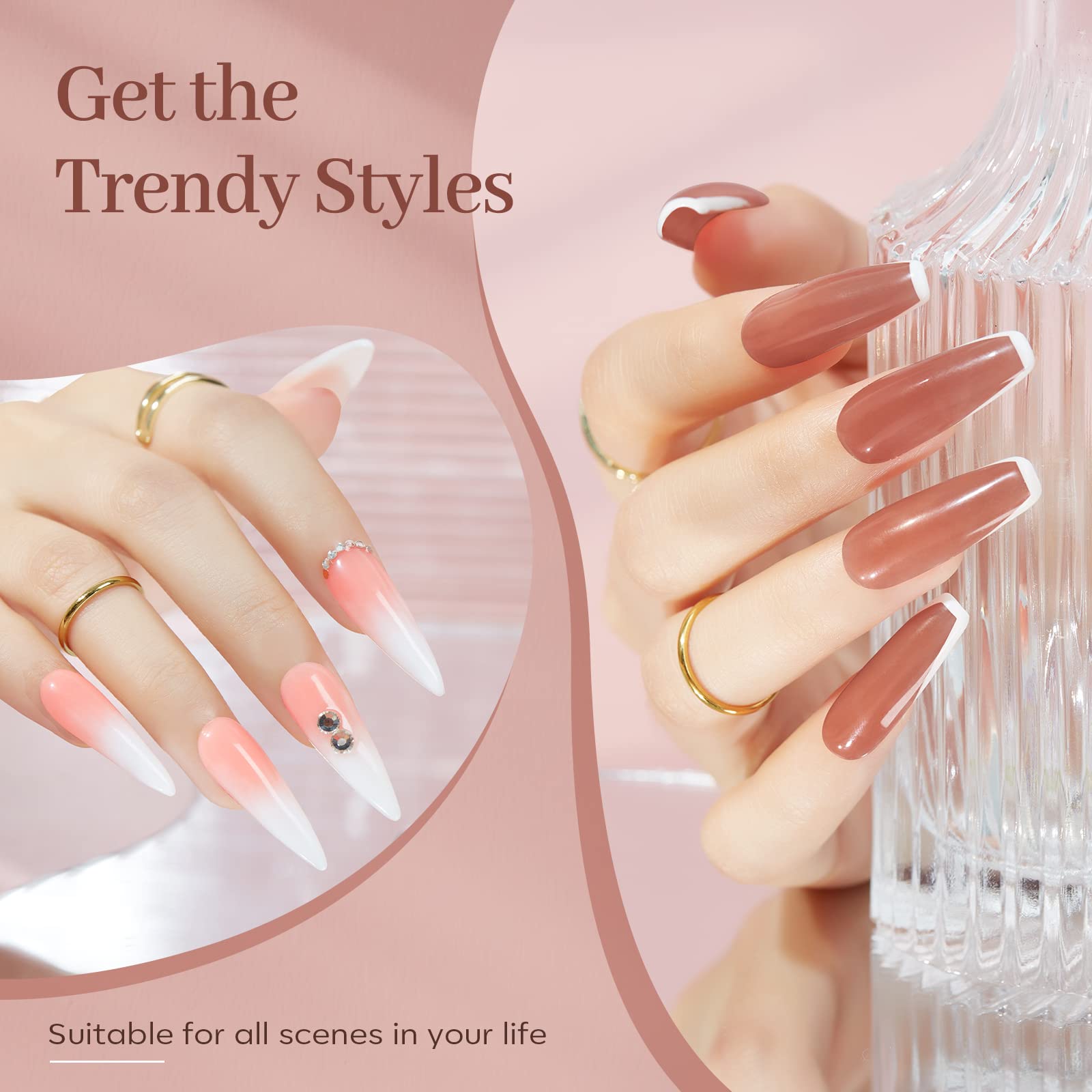 Modelones formule faible odeur adaptée aux ongles naturels.
