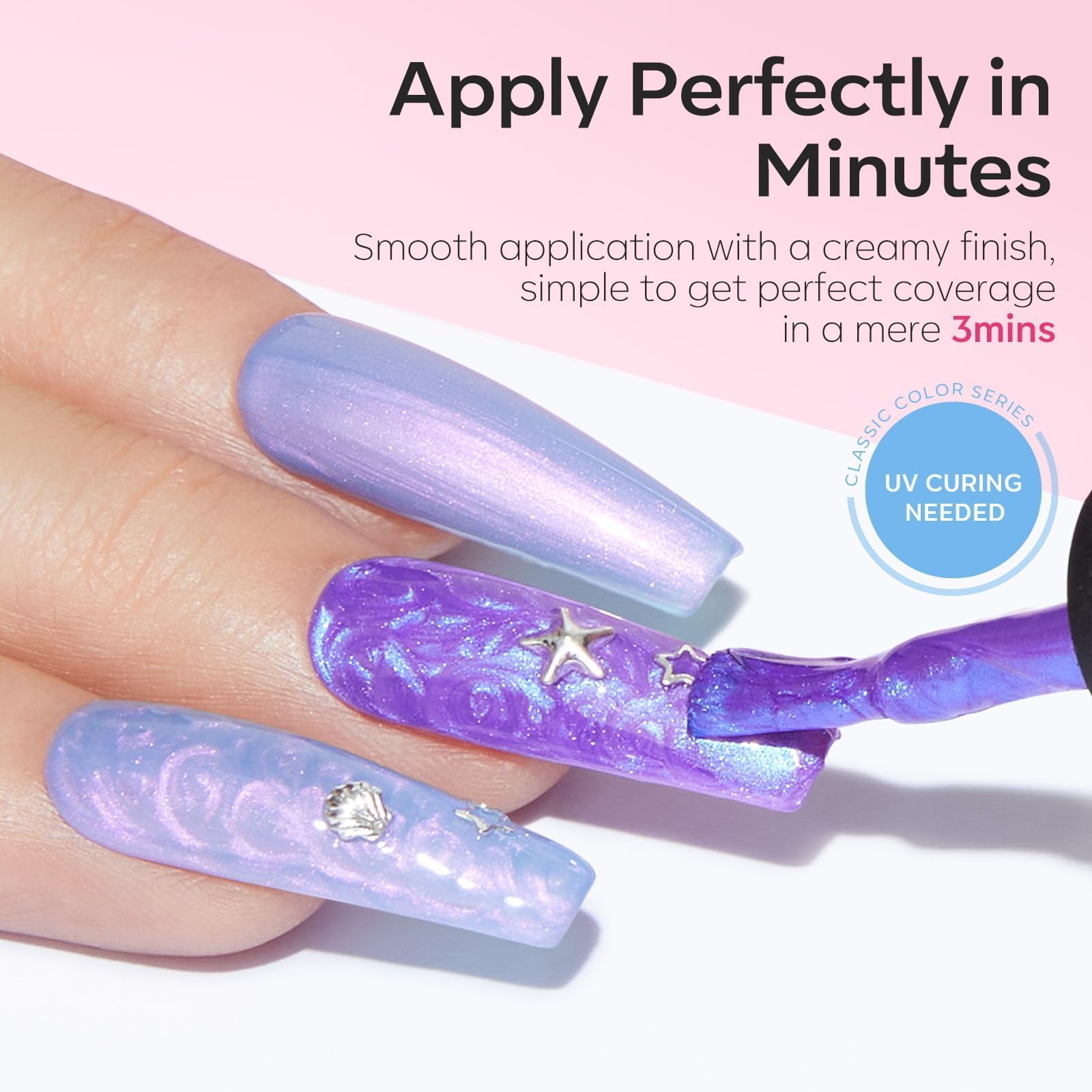 Modelones Pearl Gel formule sans toxines pour les ongles sensibles