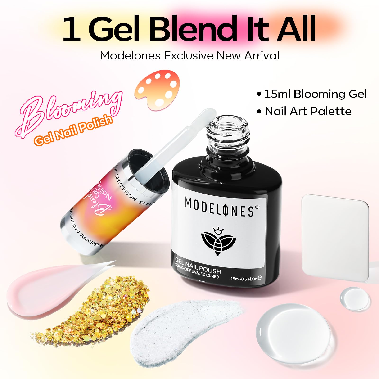 Utilisation créative et mélange de teintes personnalisées avec gel blooming