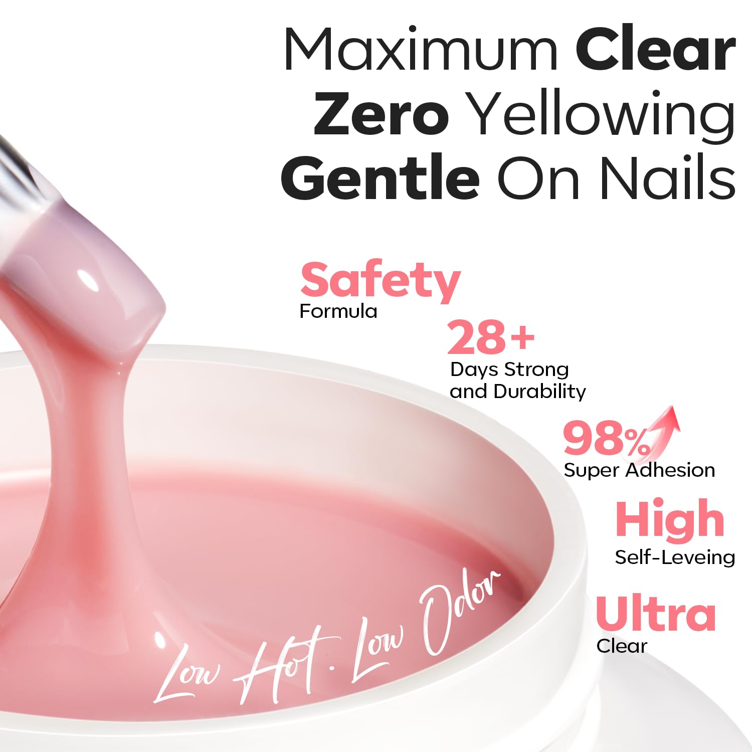 Modelones Gel Builder apex et sculpture pour une courbe parfaite.