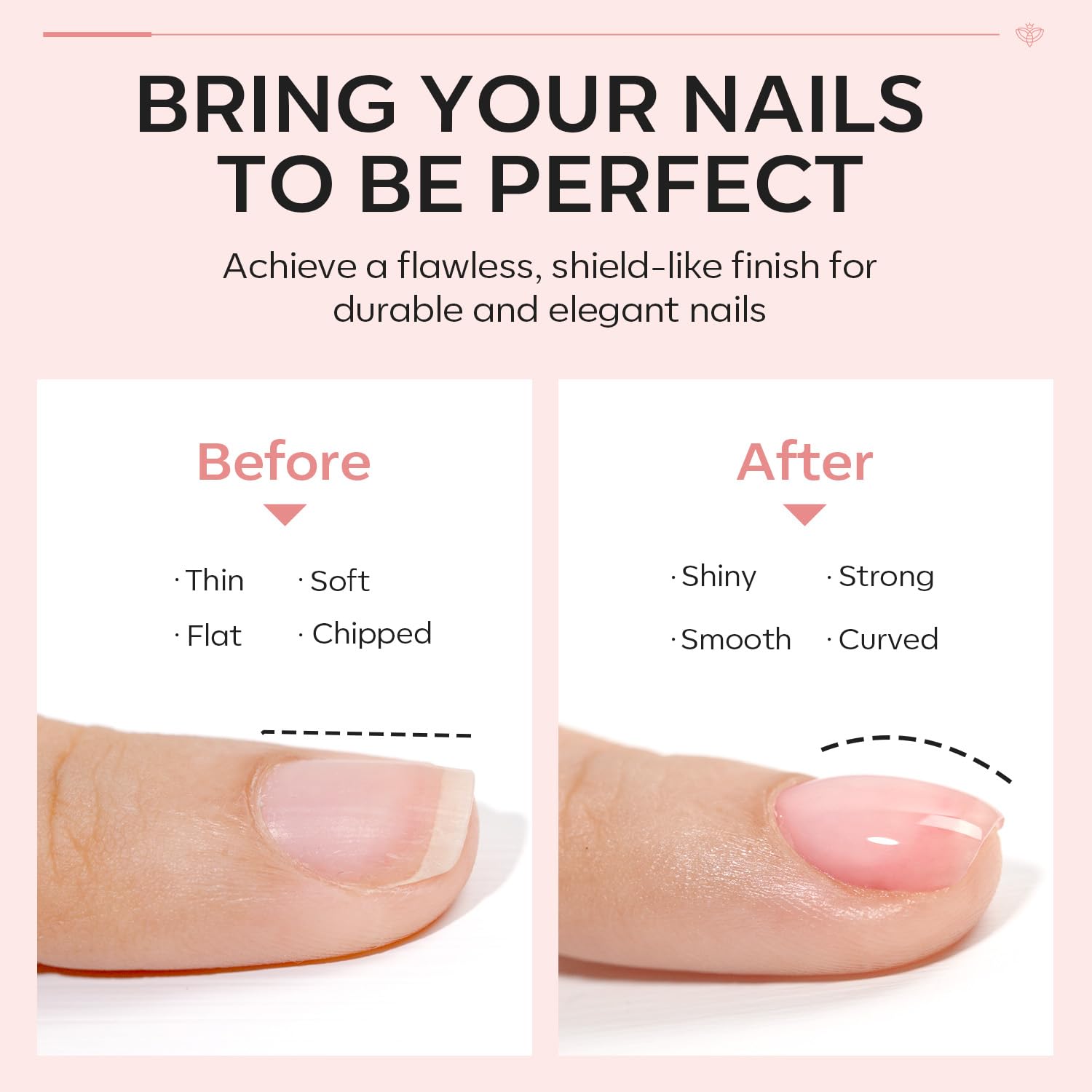 Modelones Gel Builder Apex pour renforcer l’ongle et créer une courbe naturelle.