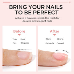 Modelones Gel Builder Apex pour renforcer l’ongle et créer une courbe naturelle.