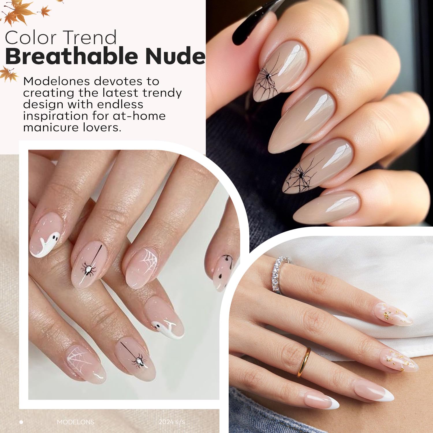 Modelones Gel Builder: bouteille caramel brun pour une teinte chaude et sophistiquée.