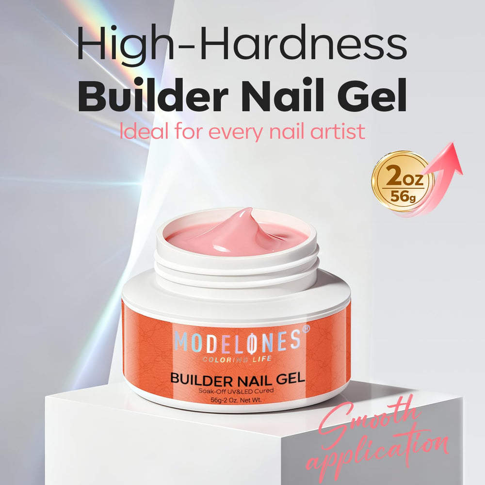 Modelones Gel Builder conseils d’utilisation et chauffage recommandé.