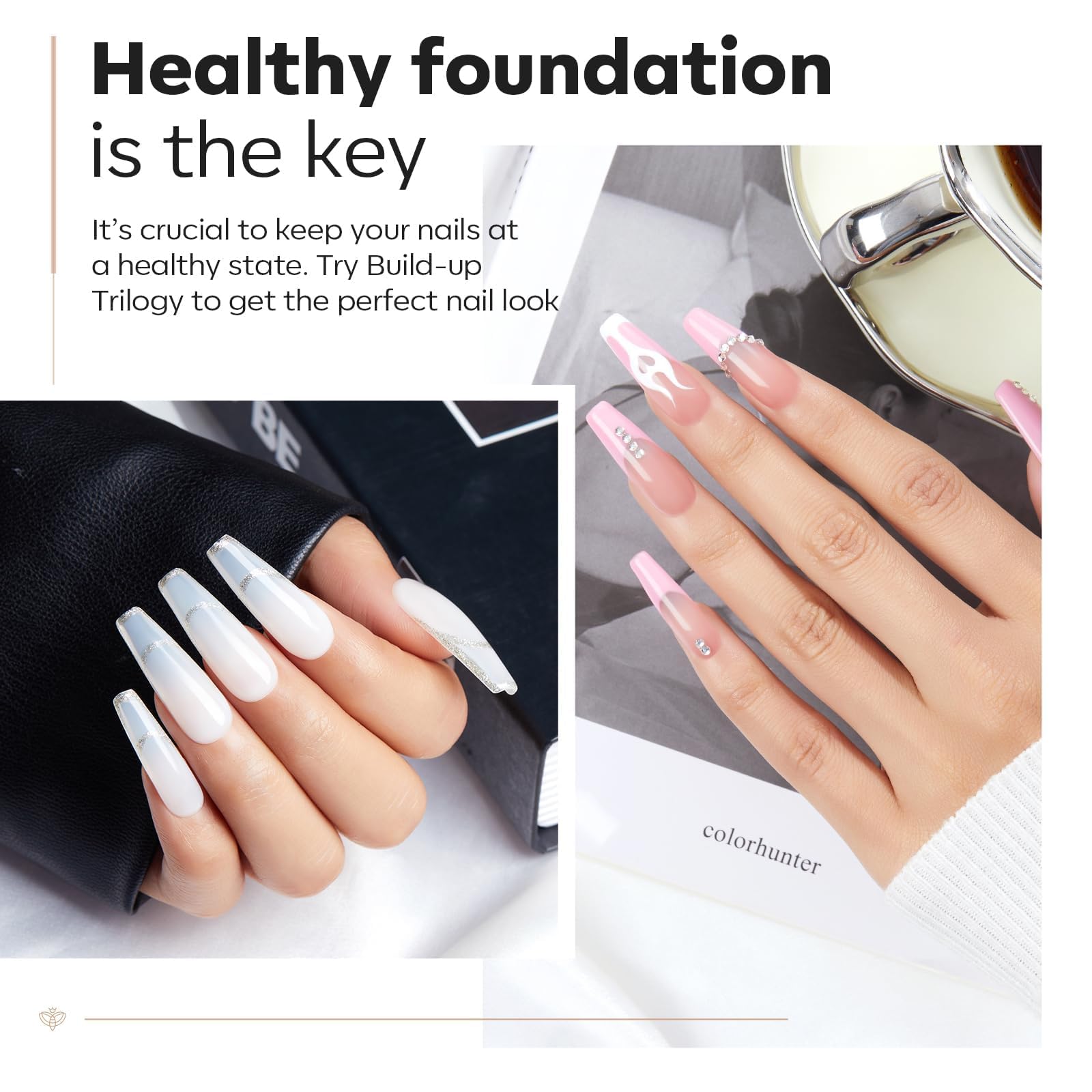 Modelones gel builder épaisseur et apex renforcés pour extension d’ongle.
