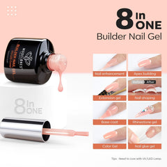 Modelones Gel Builder : base idéale pour une fondation lisse et uniforme.