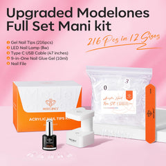 Modelones gel-colle 9-en-1 pour bases, decoration et renforcement.