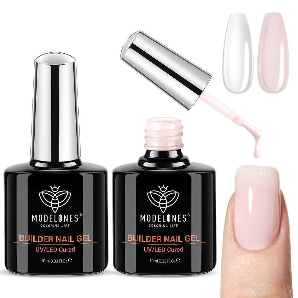 Modelones gel constructeur clair pour ongles nets et durables