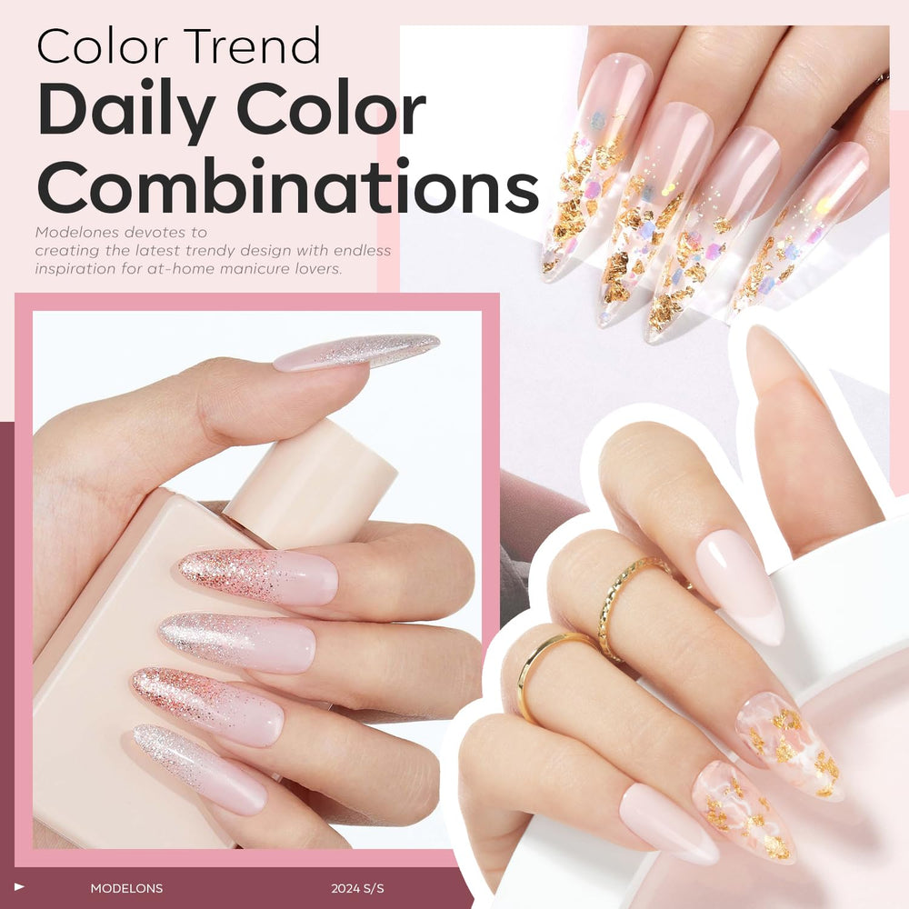 Modelones gel constructeur extension ongles pour longueur supplémentaire
