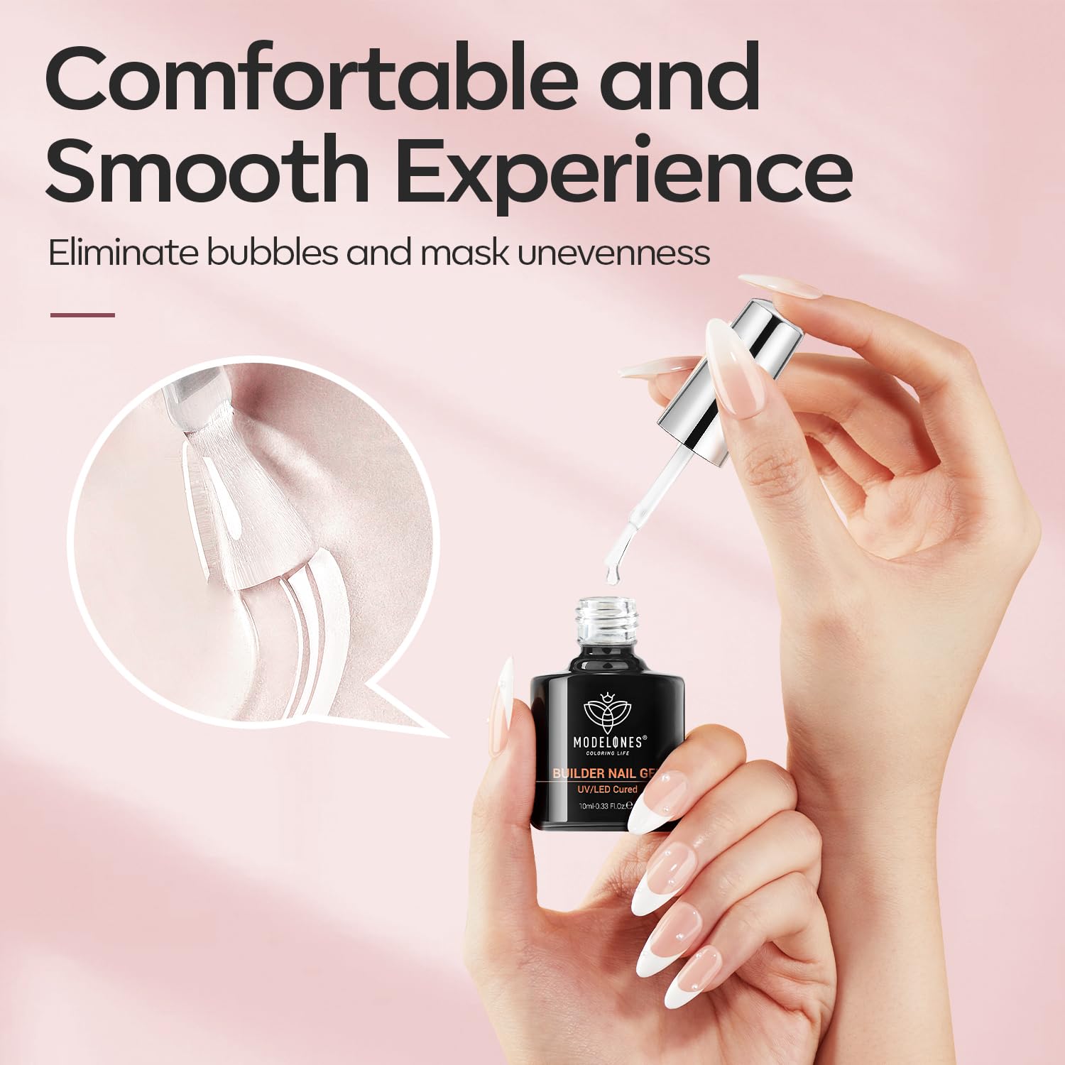 Modelones gel constructeur fini lustre pour brillance durable