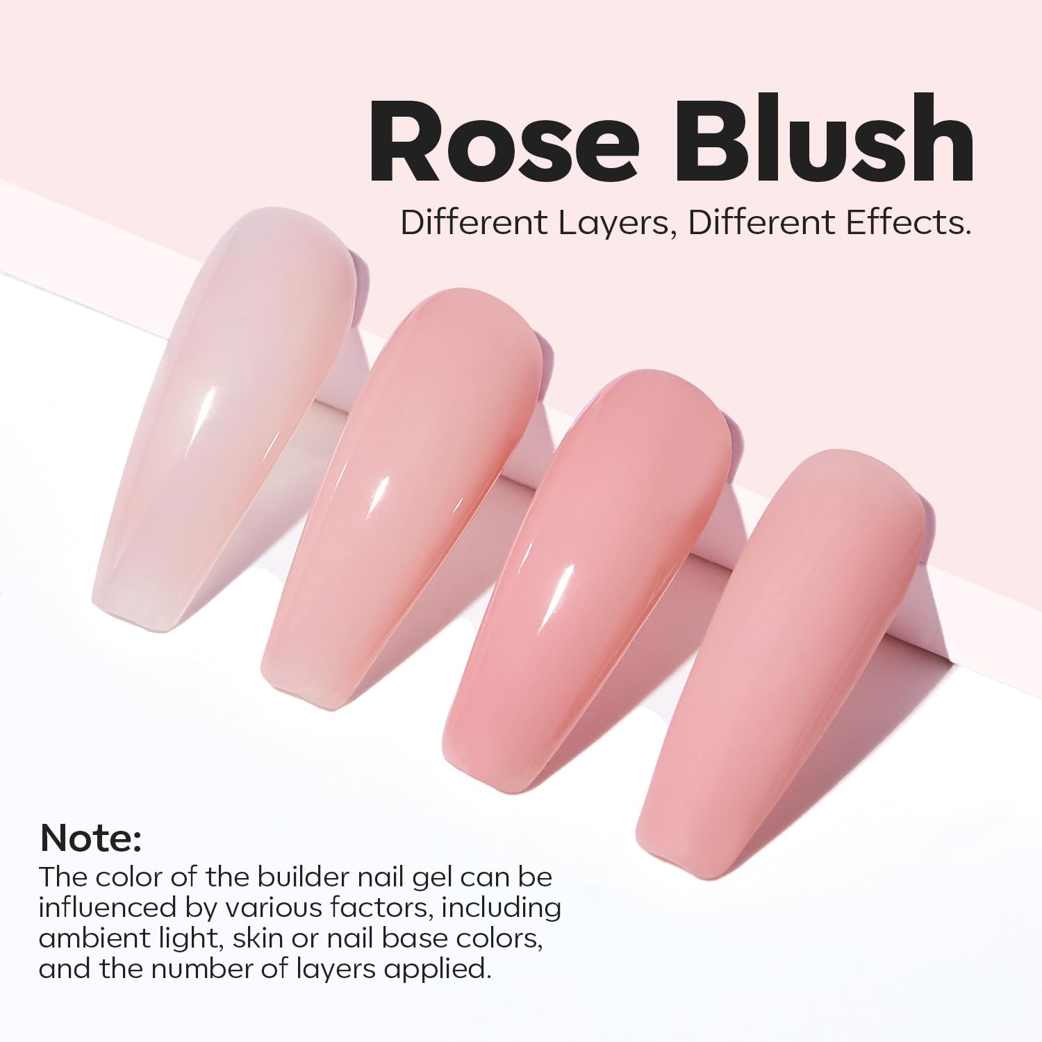 Gel de construction Modelones couleur rose pour teinte homogène
