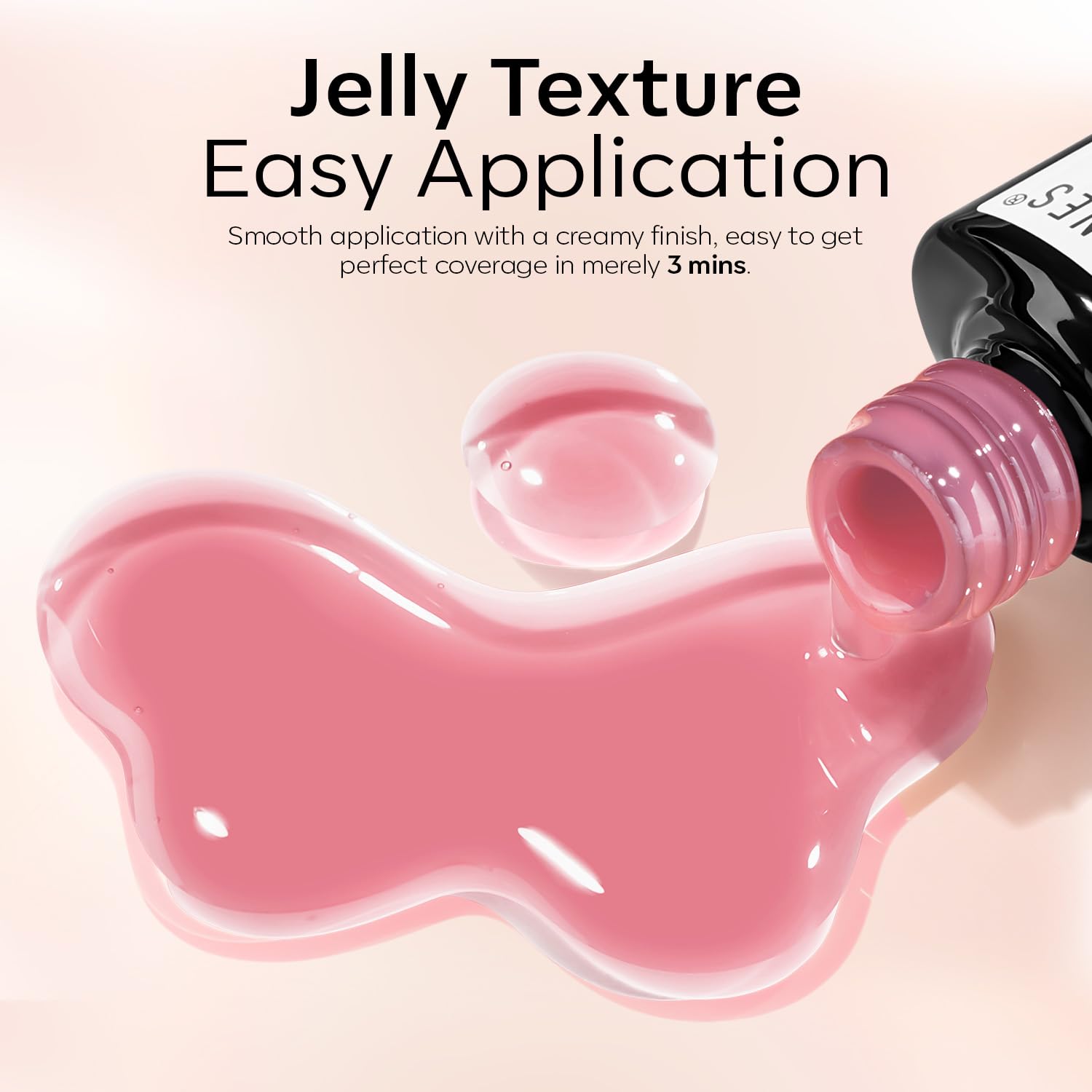Modelones gel jelly blanc translucide pour un effet naturel