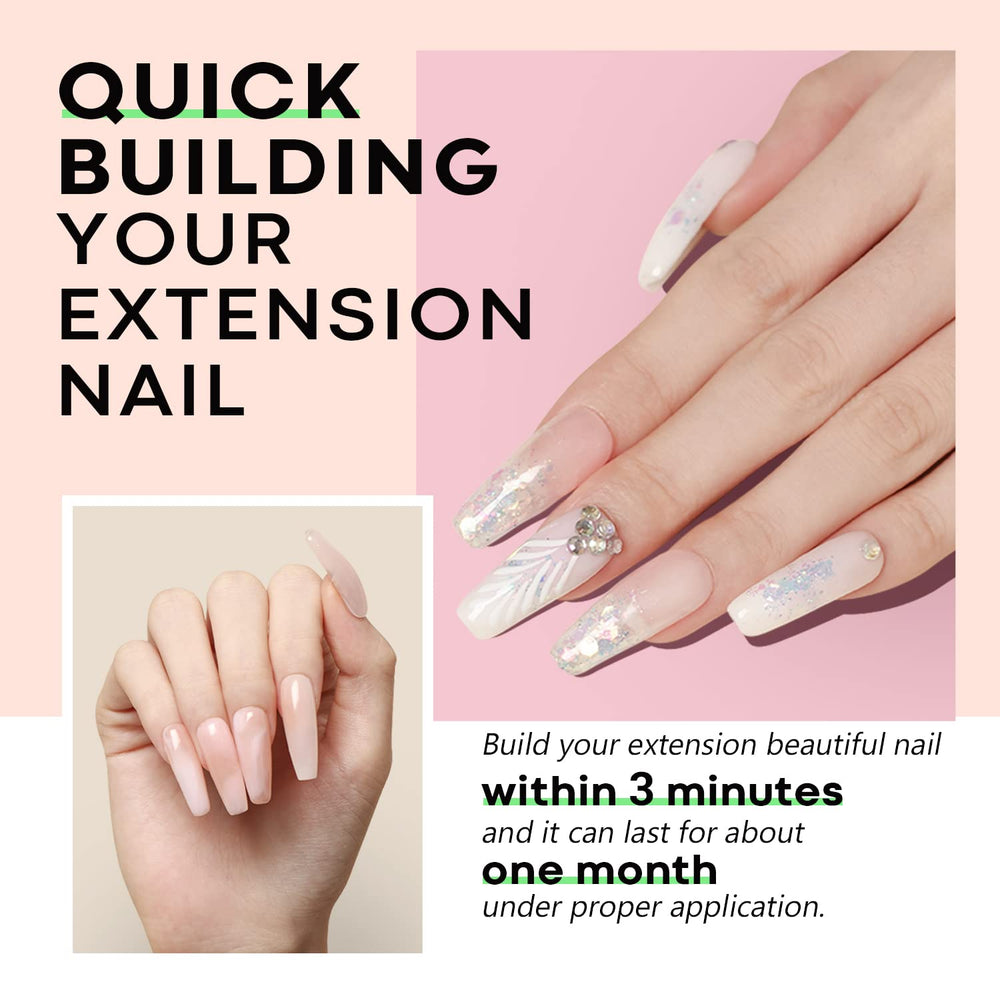 Modelones Gel Poly Extension Nude Nature – extension naturelle et nette