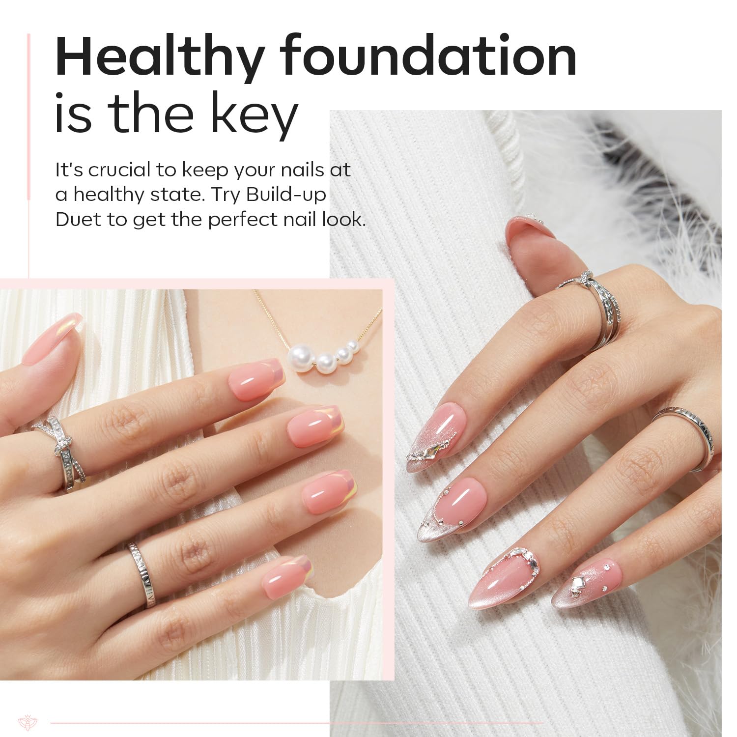 Modelones Gel rose pour allonger et façonner les ongles avec précision.