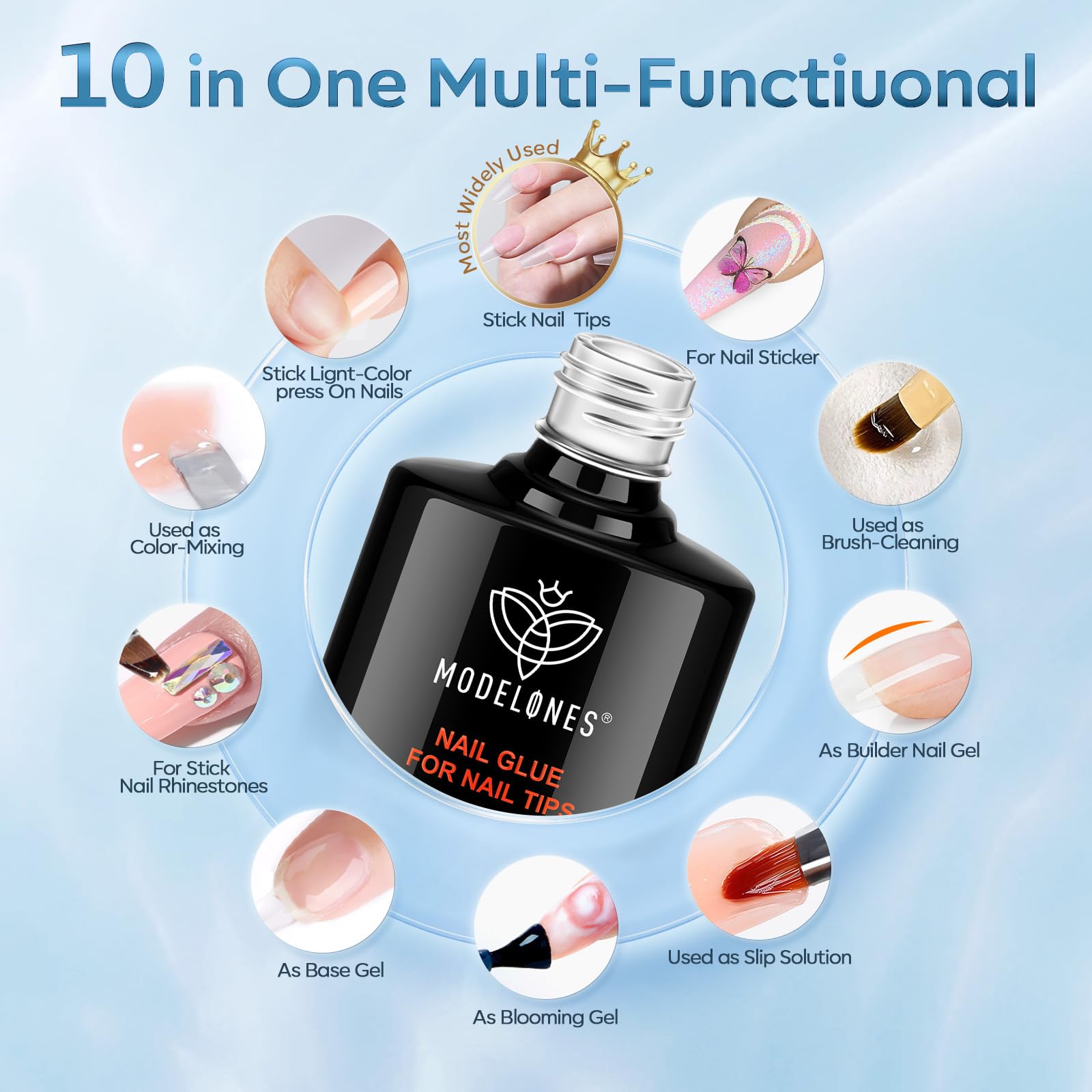 Modelones gel-transparente-ongles-finition-propre et durable.