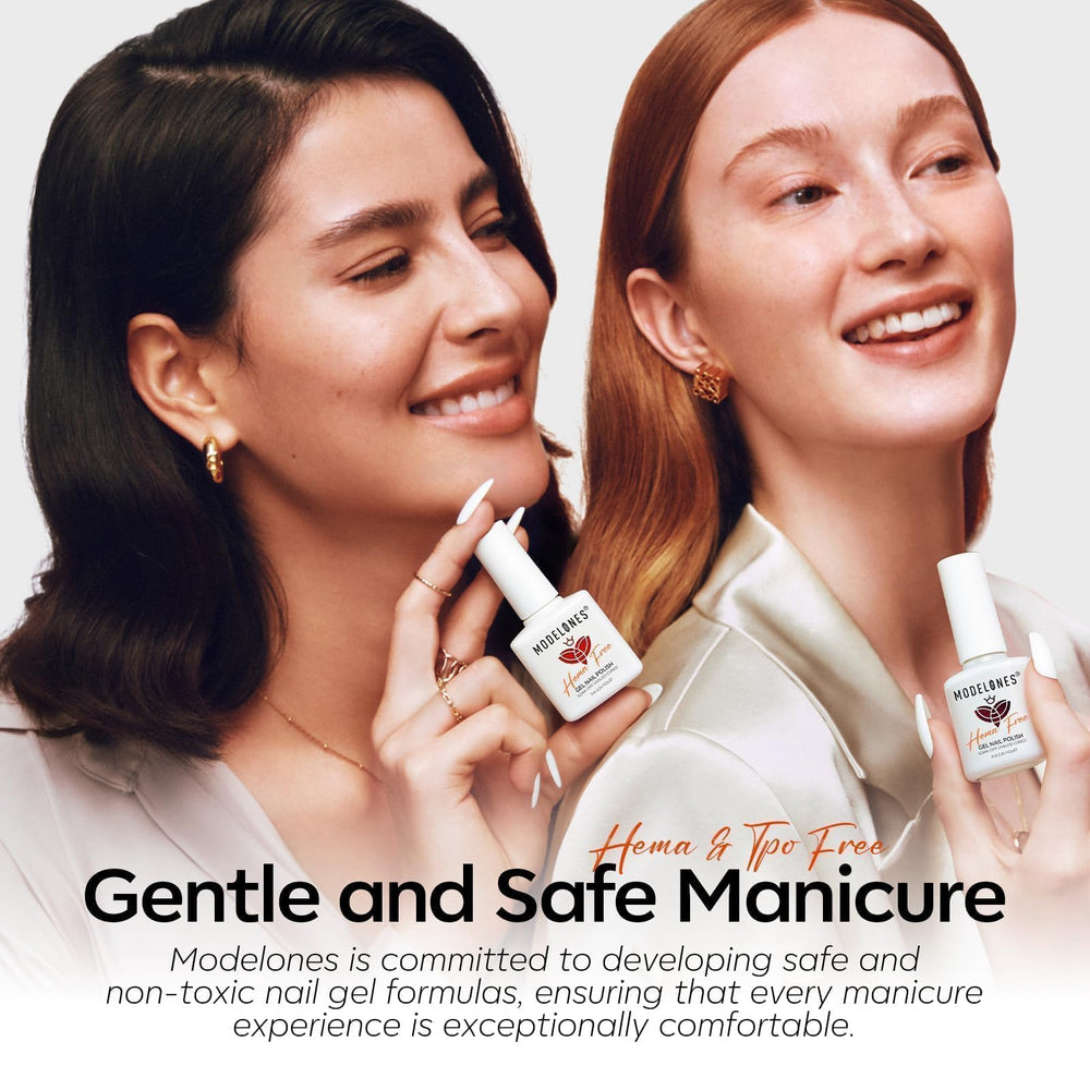 Modelones vernis gel prêt à l’emploi, adapté pour débutants.
