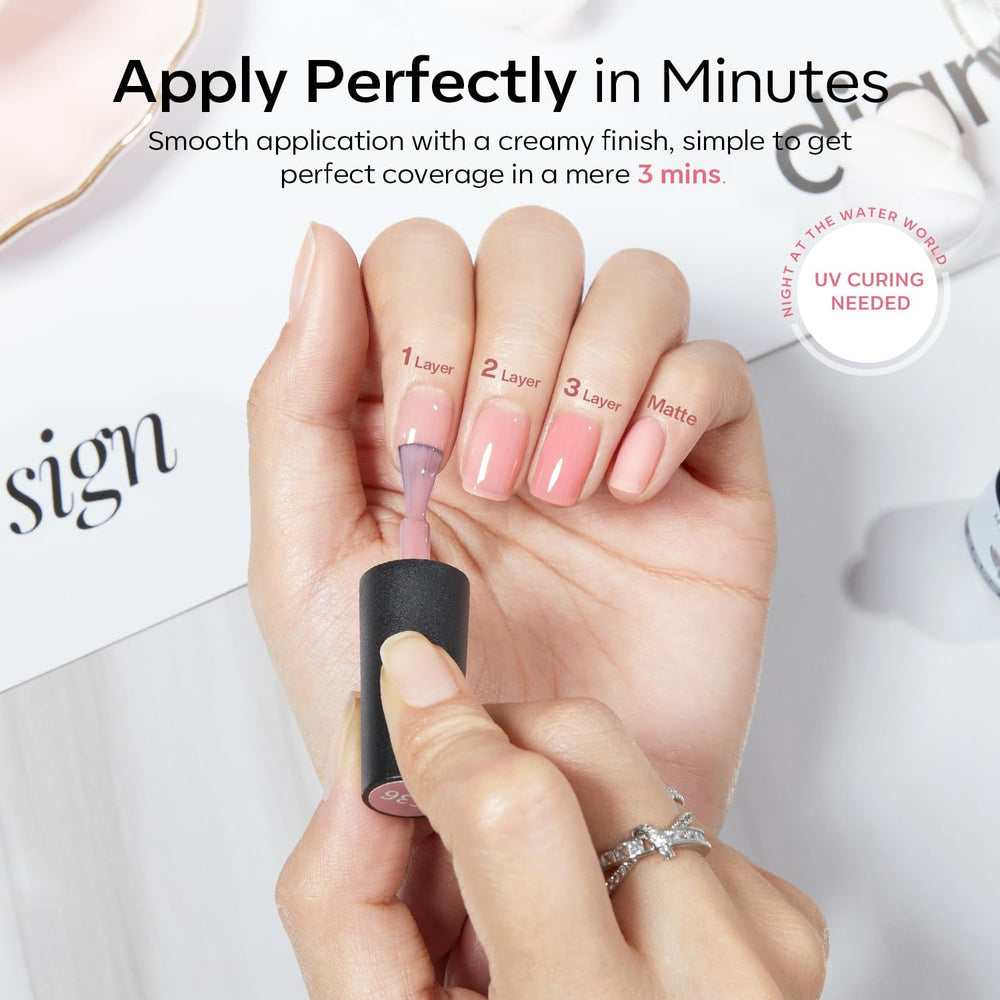 Modelones kit application facile, vernis gel jelly, parfait pour débutants.