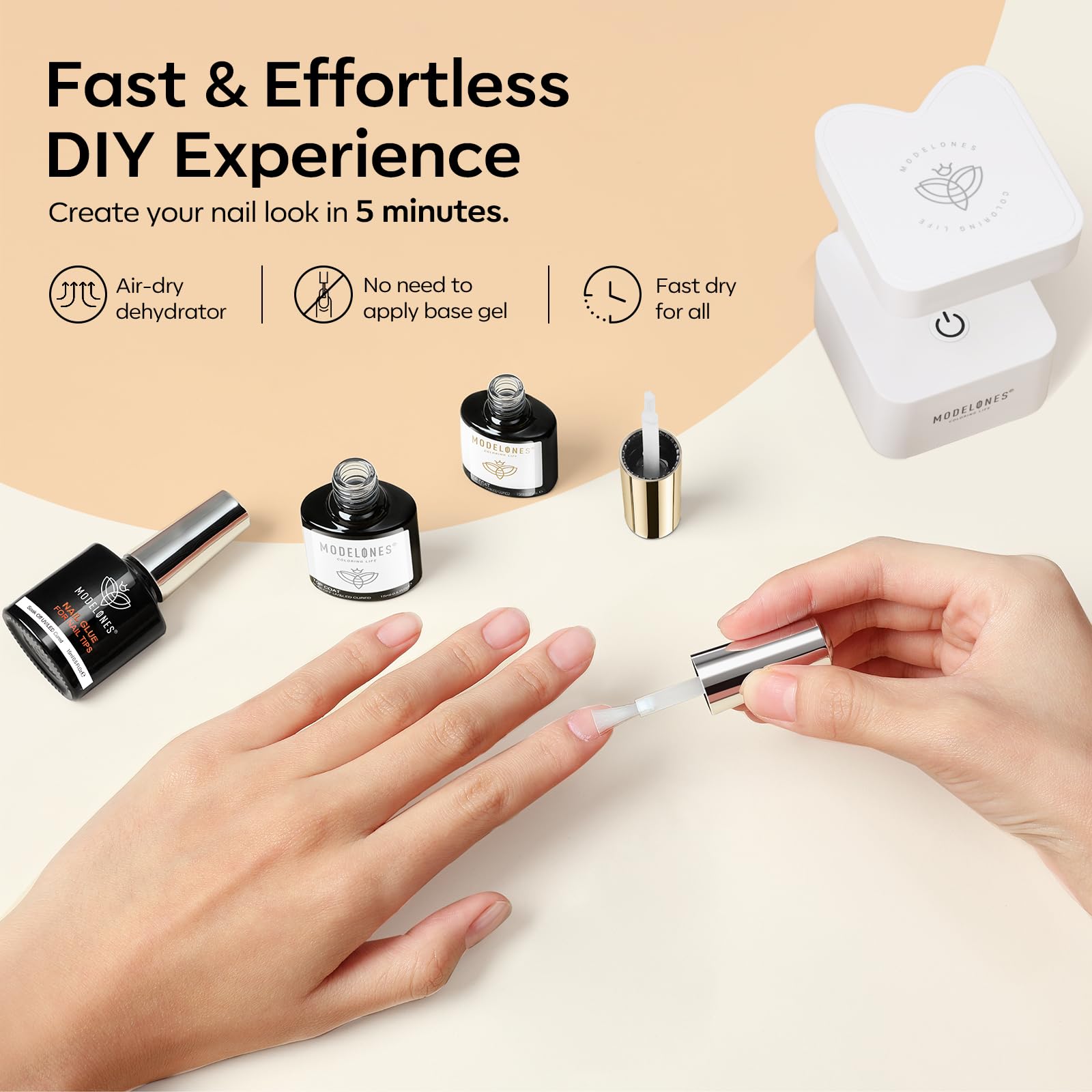 Kit bricolage ongles Modelones pour débutants.