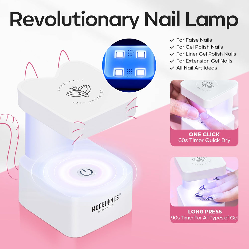 Modelones kit extensions ongles salon a domicile.