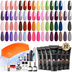 Modelones kit gel poly extension 133 pièces, vue d'ensemble du coffret