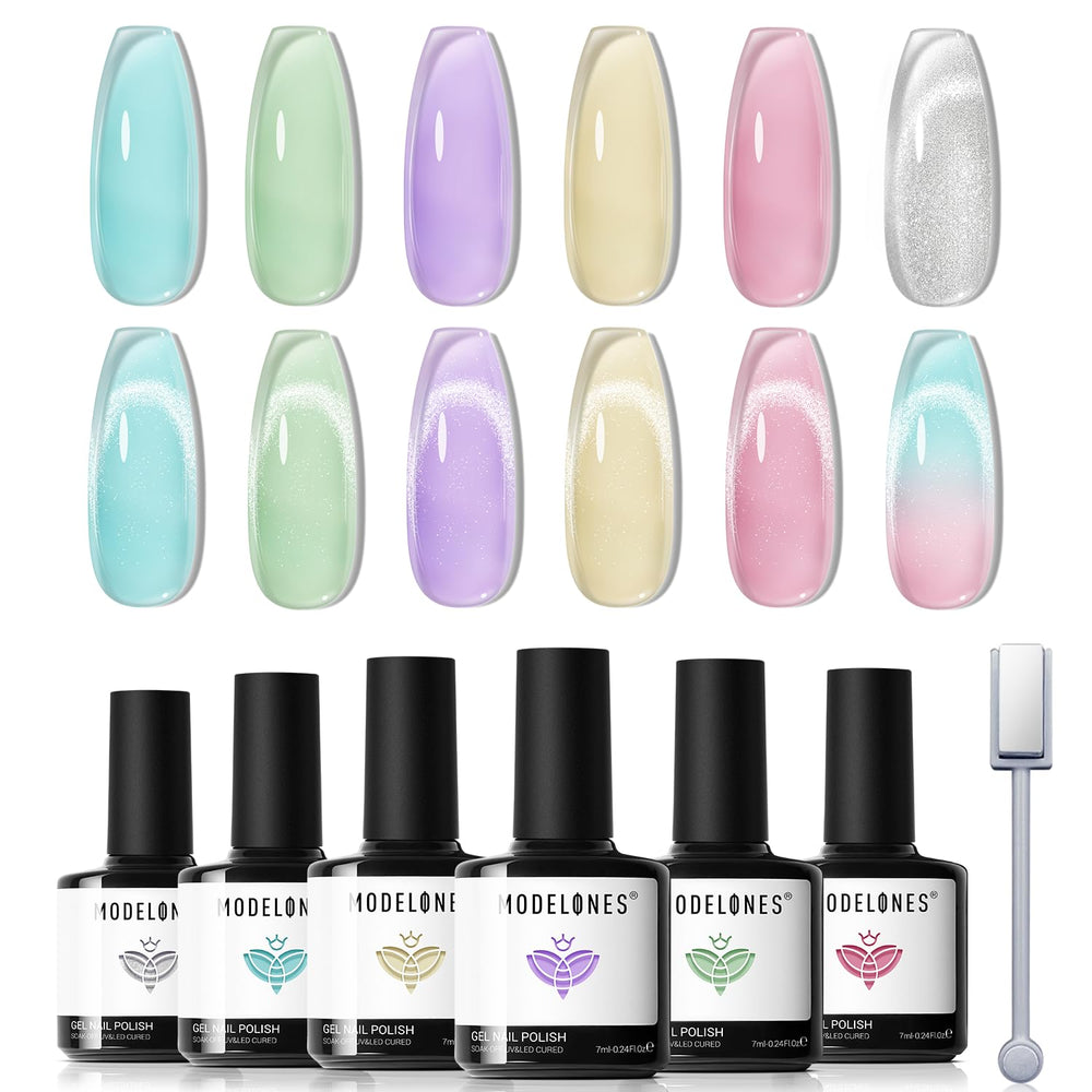 Modelones kit parfait pour réaliser soi-même une manucure à domicile et fêtes.