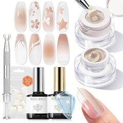 Modelones kit-vernis-gel pat ensemble: manucure maison rapide et professionnelle