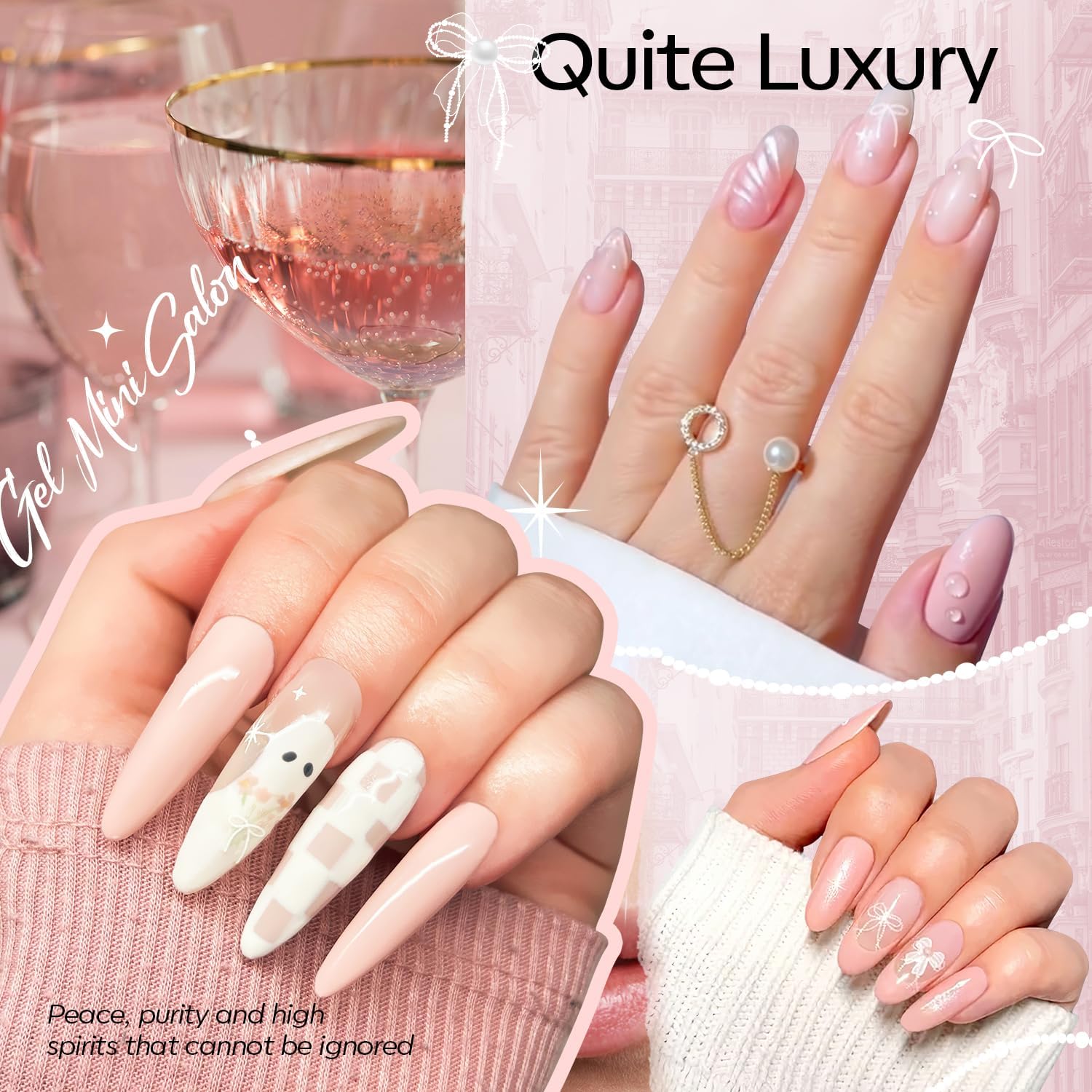 Modelones kit vernis gel rose pale pour une manucure douce et chic